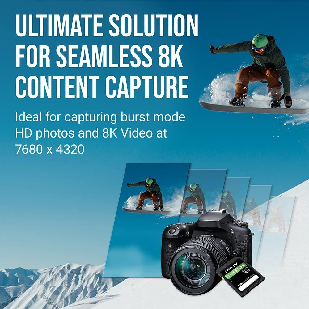 Tarjeta de Memoria PNY 64GB EliteX-PRO90 UHS-II 300MB/s