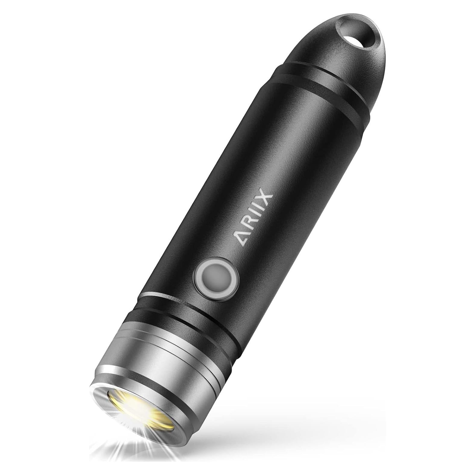 Linterna LED Mini EDC ARIIX Bullet A1 650 Lúmenes Recargable