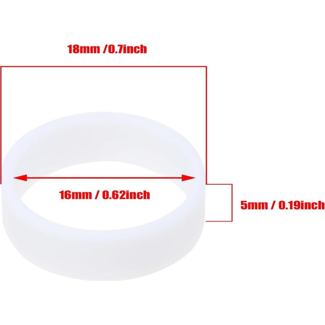 Bridas de Silicona Reutilizables ONLYKXY 100 Piezas 16mm