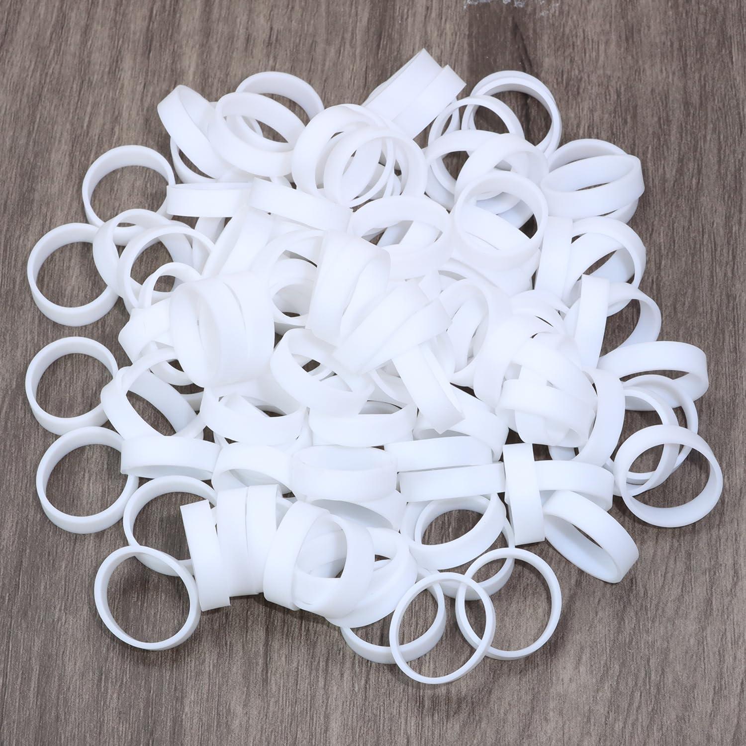 Bridas de Silicona Reutilizables ONLYKXY 100 Piezas 16mm