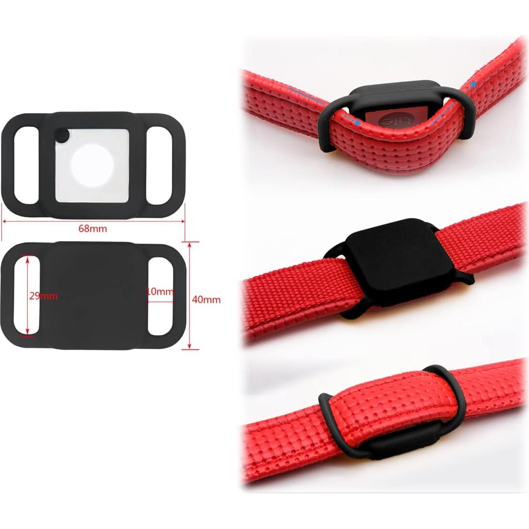 Silicone Case for Tile Mate (2020&2018), Professional Tile Mate Case for Dog Callor Pet Collar. (Black)
