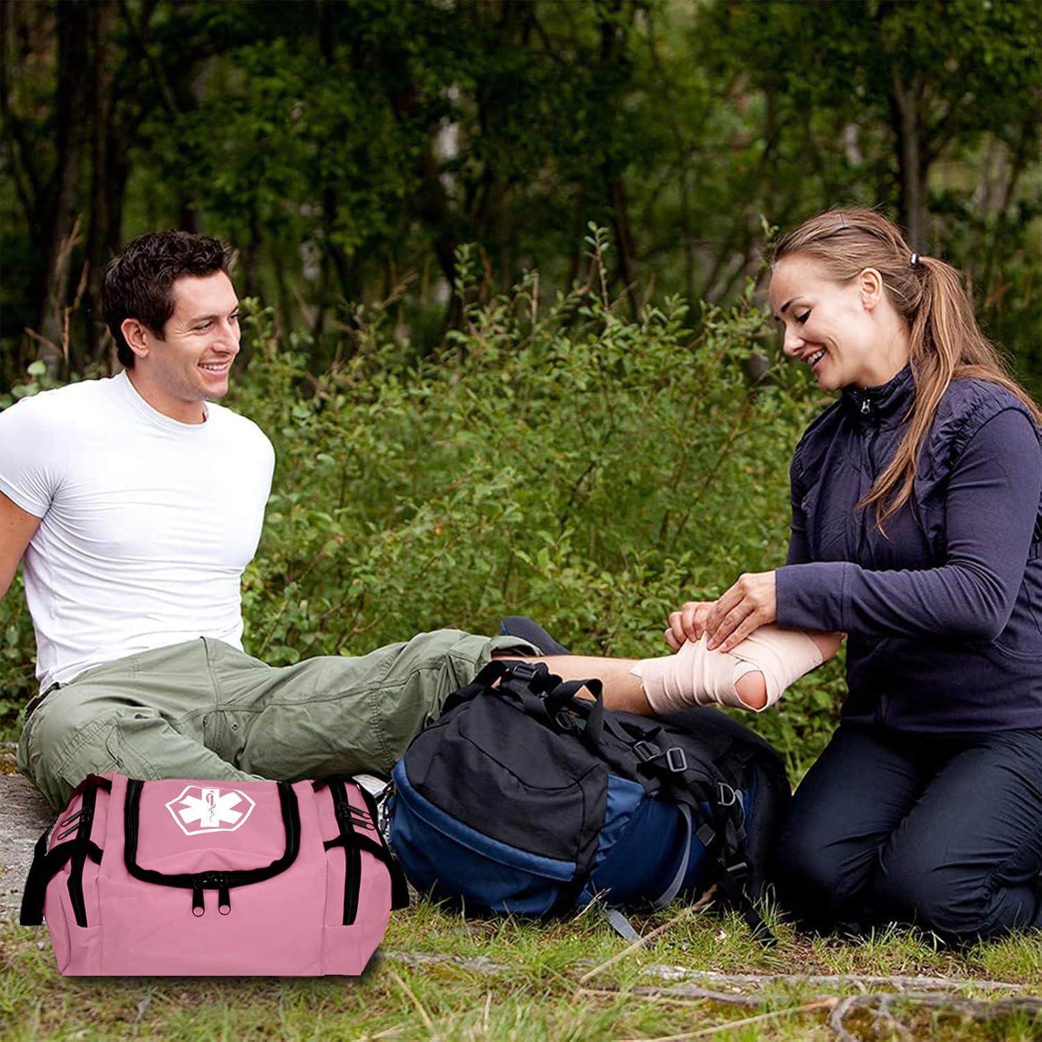 Bolsa Vacía para Primeros Respondedores Dixie EMS Rosa 26.7x12.7x20.3 cm