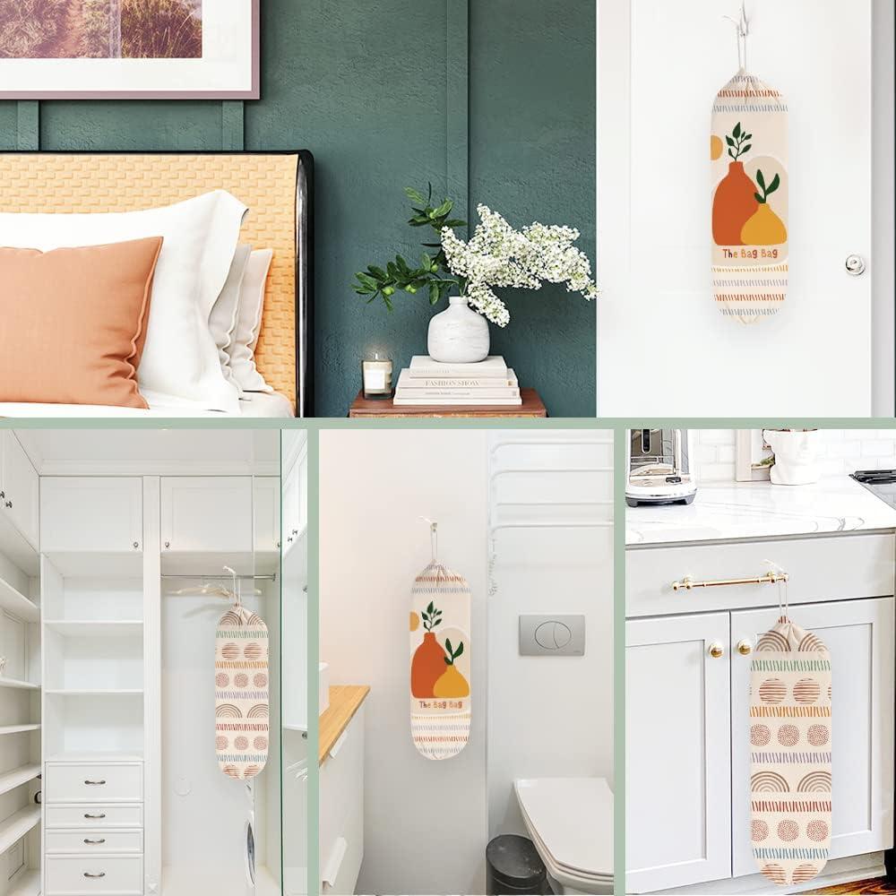 Soporte de Bolsa de Plástico Boho WELLBANEE 2 Piezas 55.88x22.86cm