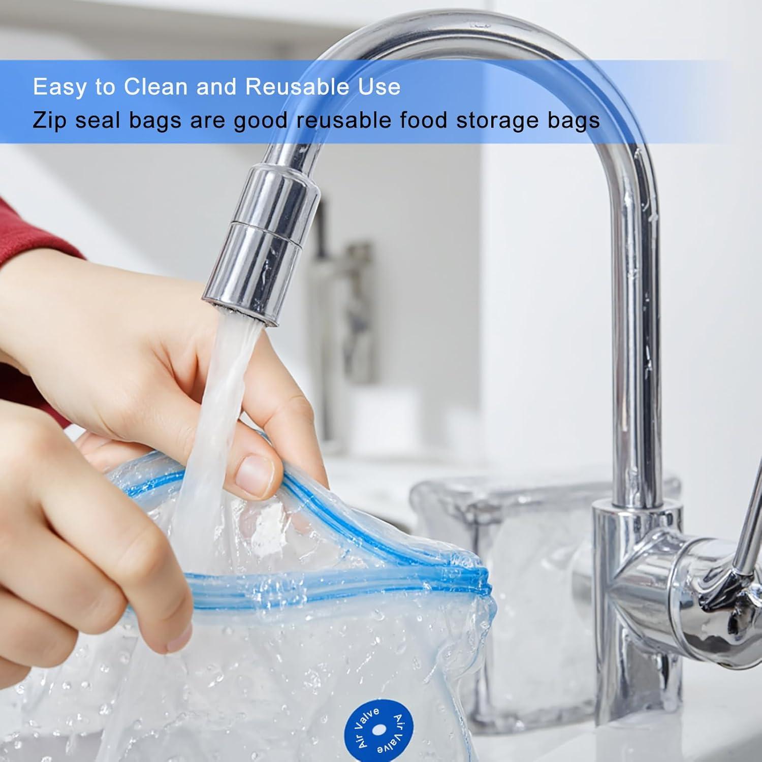 Bolsas Sous Vide Reutilizables MEGAWISE 45Pcs 25.4x27.9cm