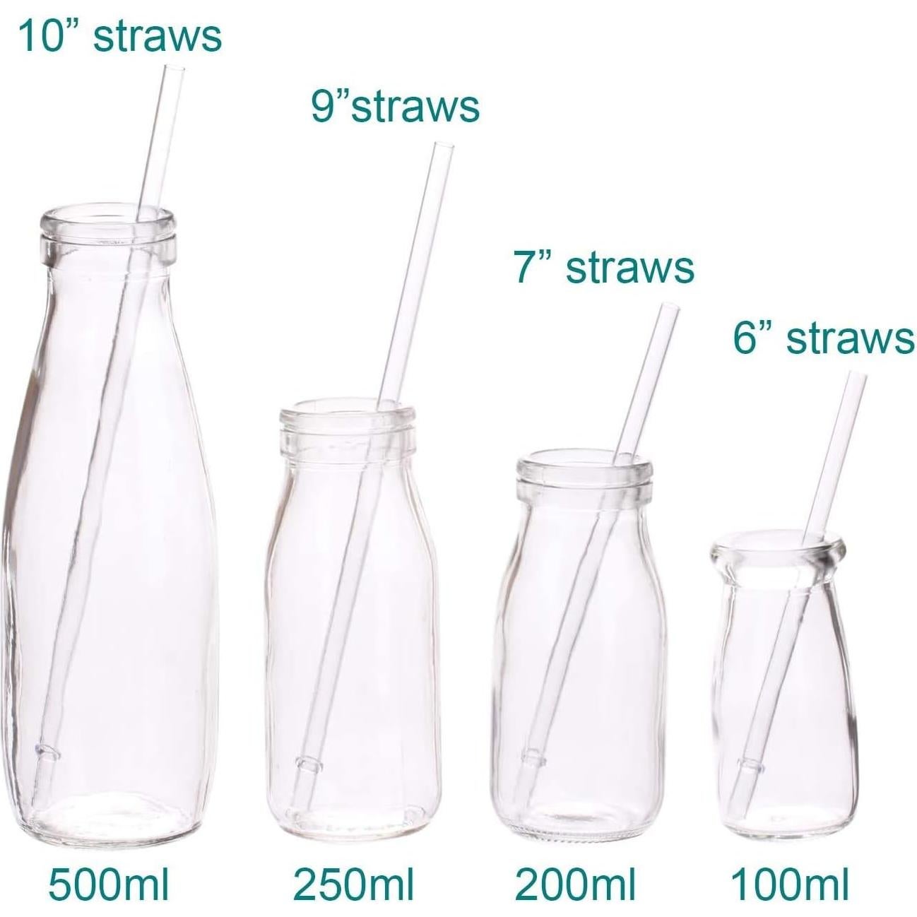 Popotes Reutilizables Dakoufish 15.24 cm con Caja y Cepillo