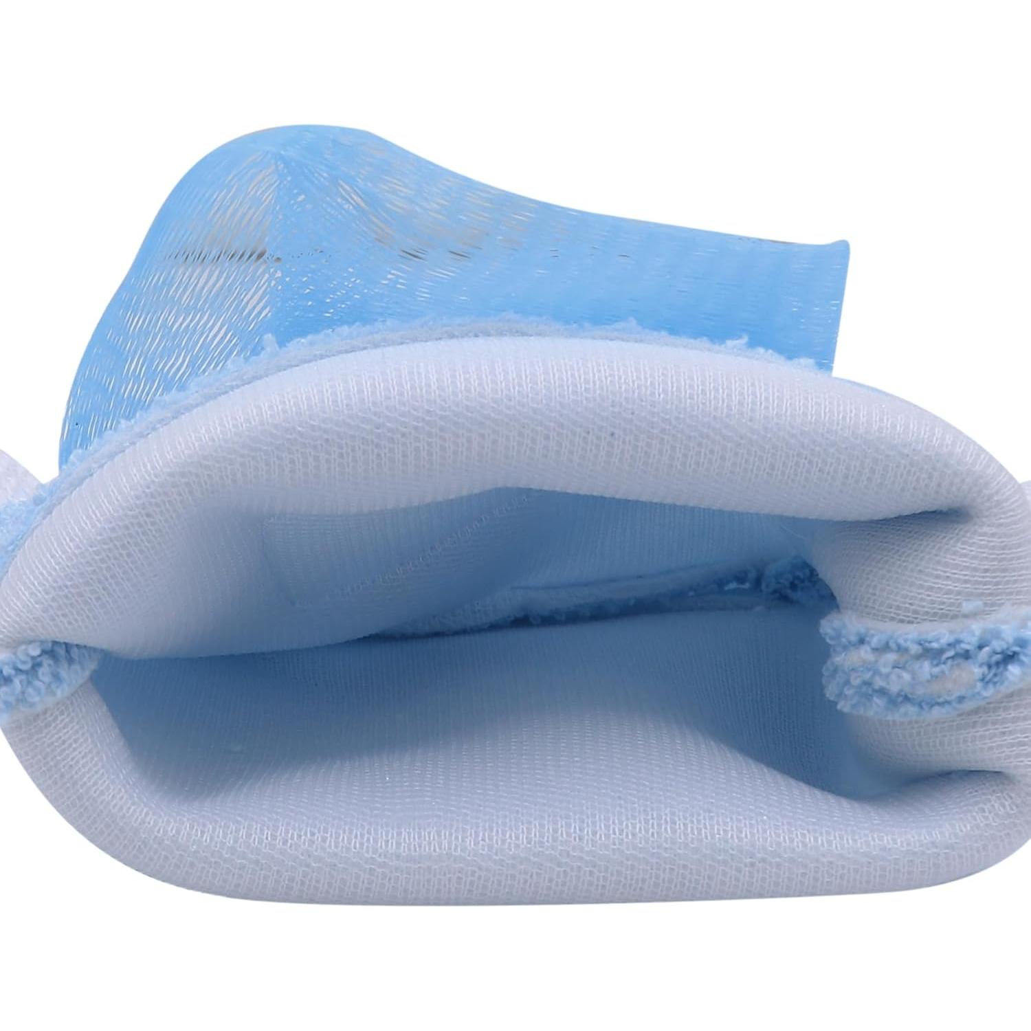 Esponja de Baño de Malla Caviotess Oso Azul Exfoliante