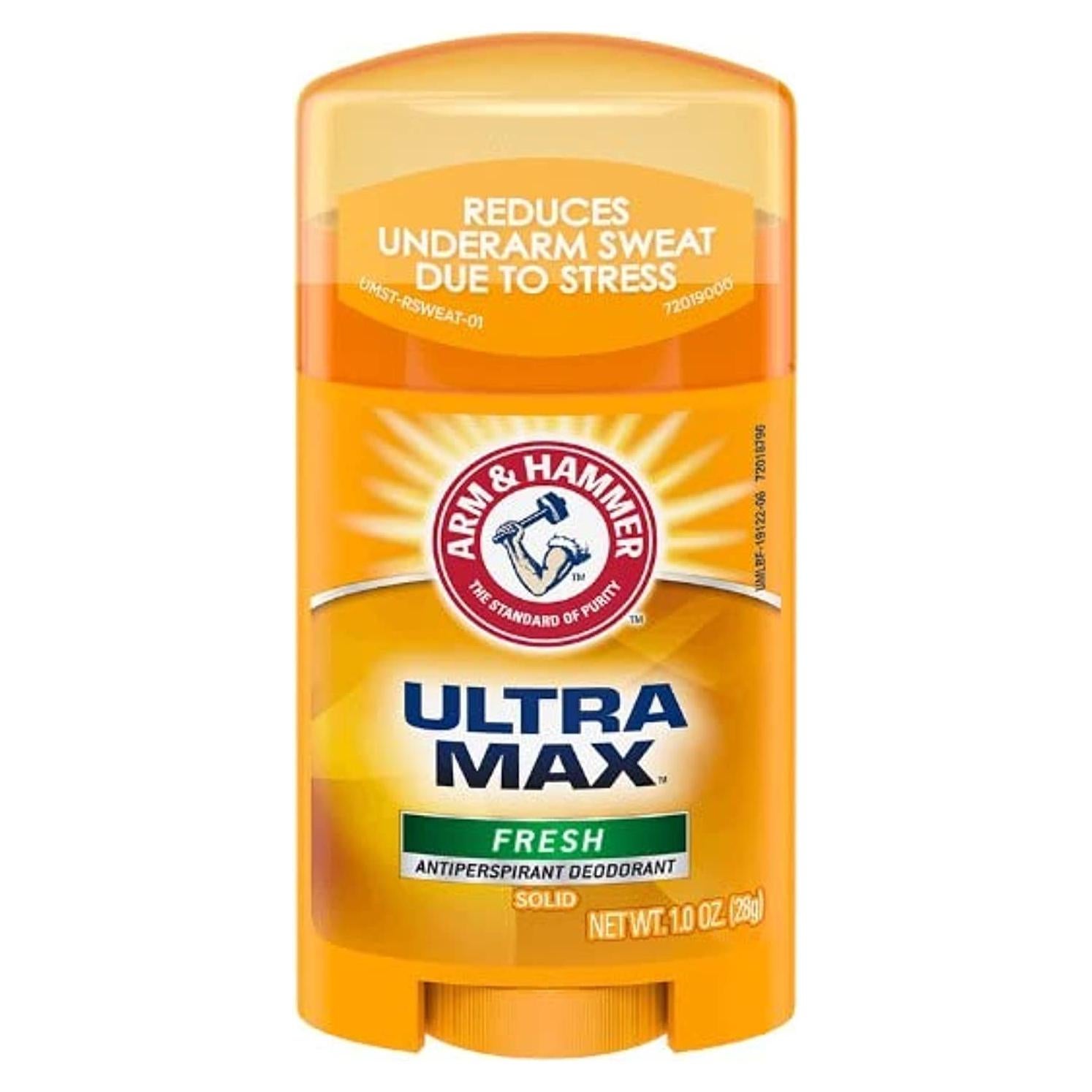 Desodorante Antitranspirante Sólido Arm & Hammer Ultra Max 28g x10
