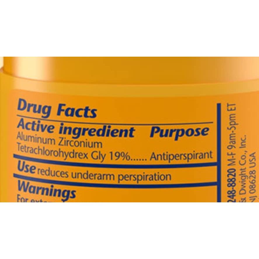 Desodorante Antitranspirante Sólido Arm & Hammer Ultra Max 28g x10