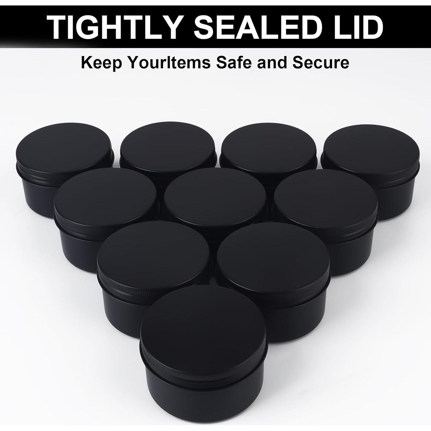 Paquete de 64 latas de aluminio OBKJJ 120 ml con tapa rosca