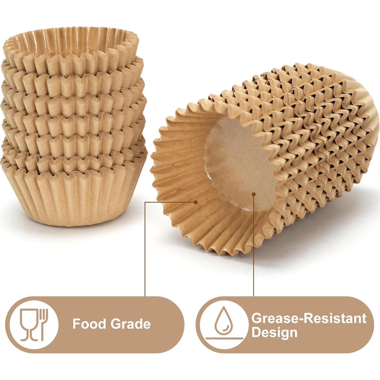 Forros de Cupcake LotFancy 200pcs Resistentes a la Grasa