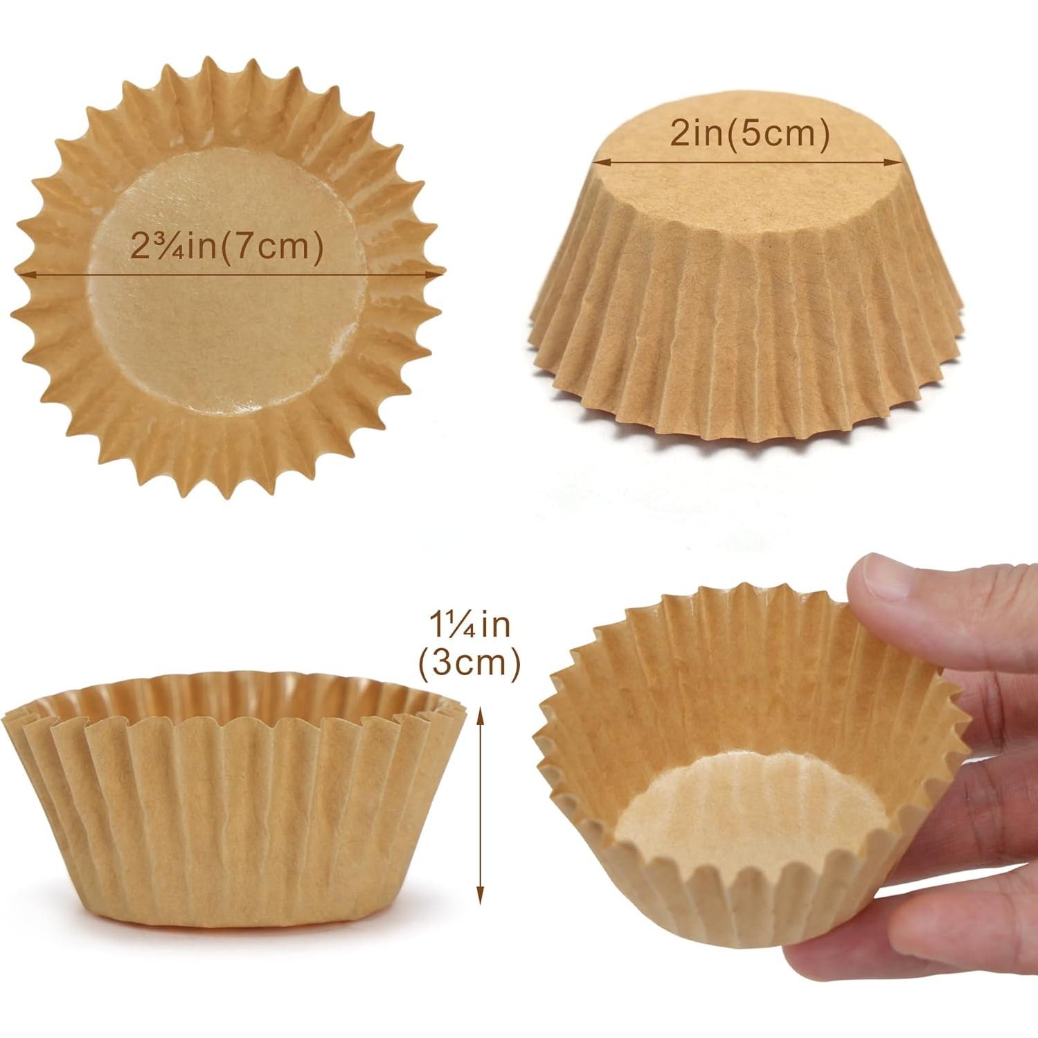 Forros de Cupcake LotFancy 200pcs Resistentes a la Grasa