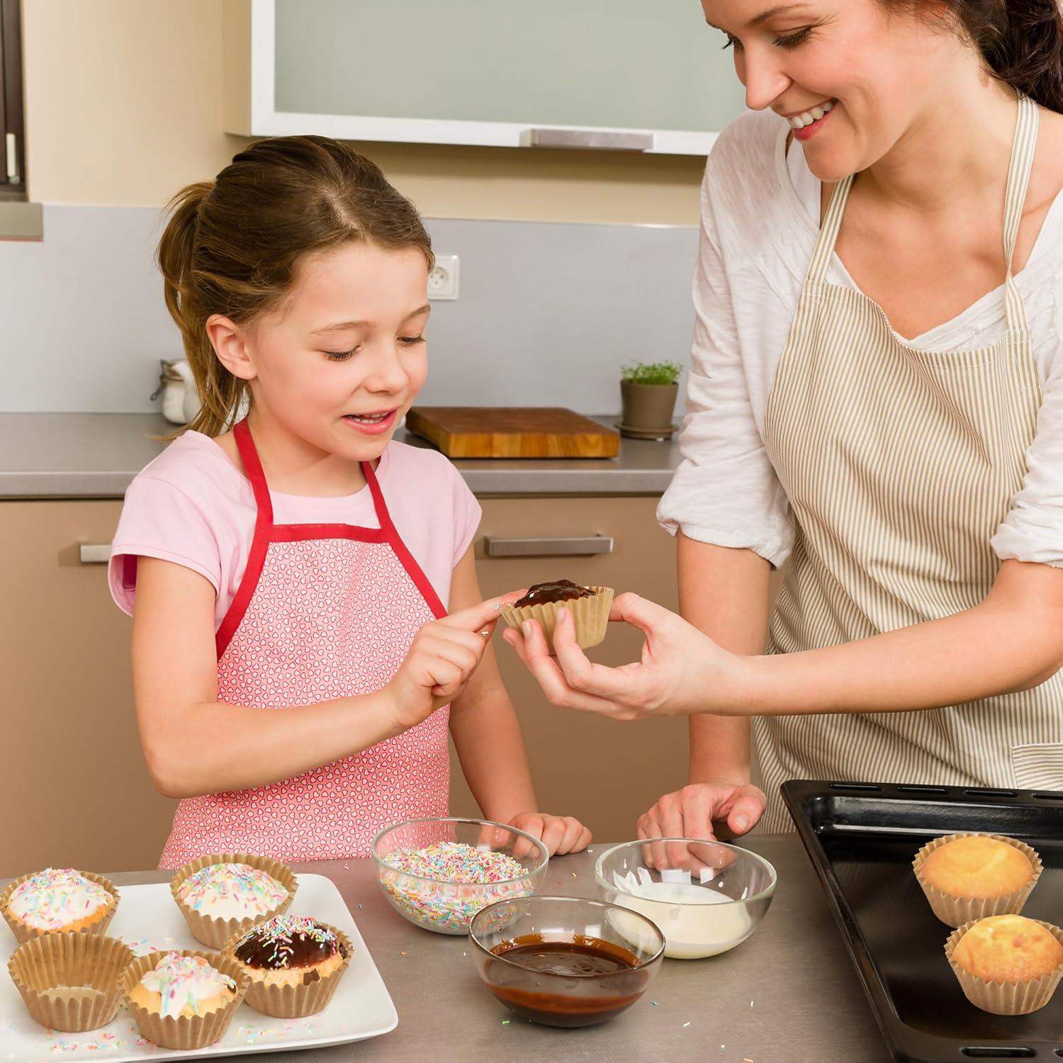 Forros de Cupcake LotFancy 200pcs Resistentes a la Grasa