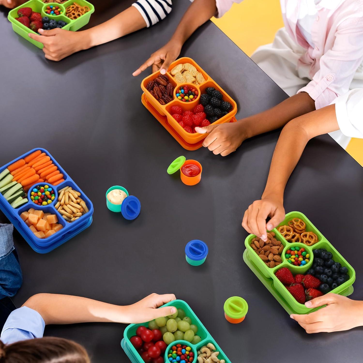 Juego de 4 Contenedores Bento GadgBlizza 1000 ml Apilables