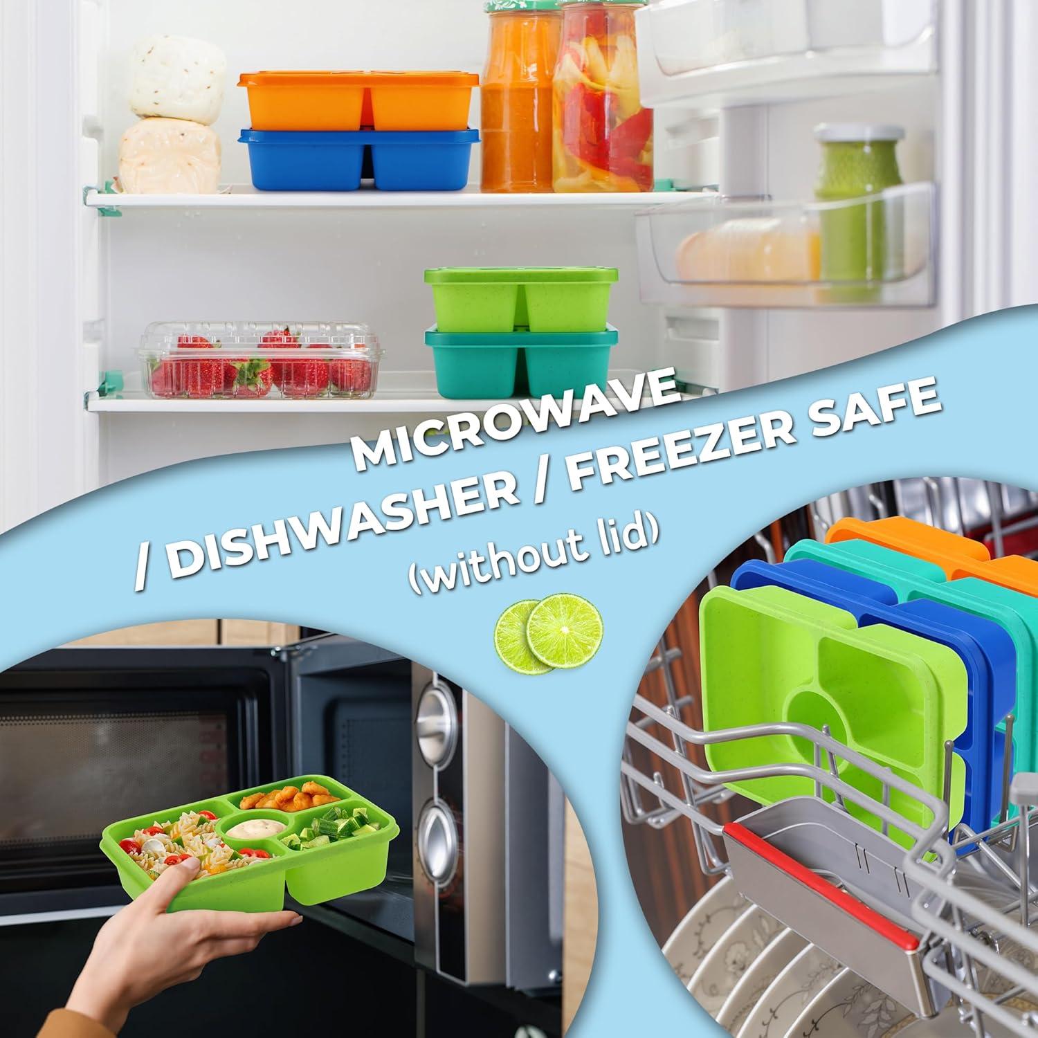 Juego de 4 Contenedores Bento GadgBlizza 1000 ml Apilables