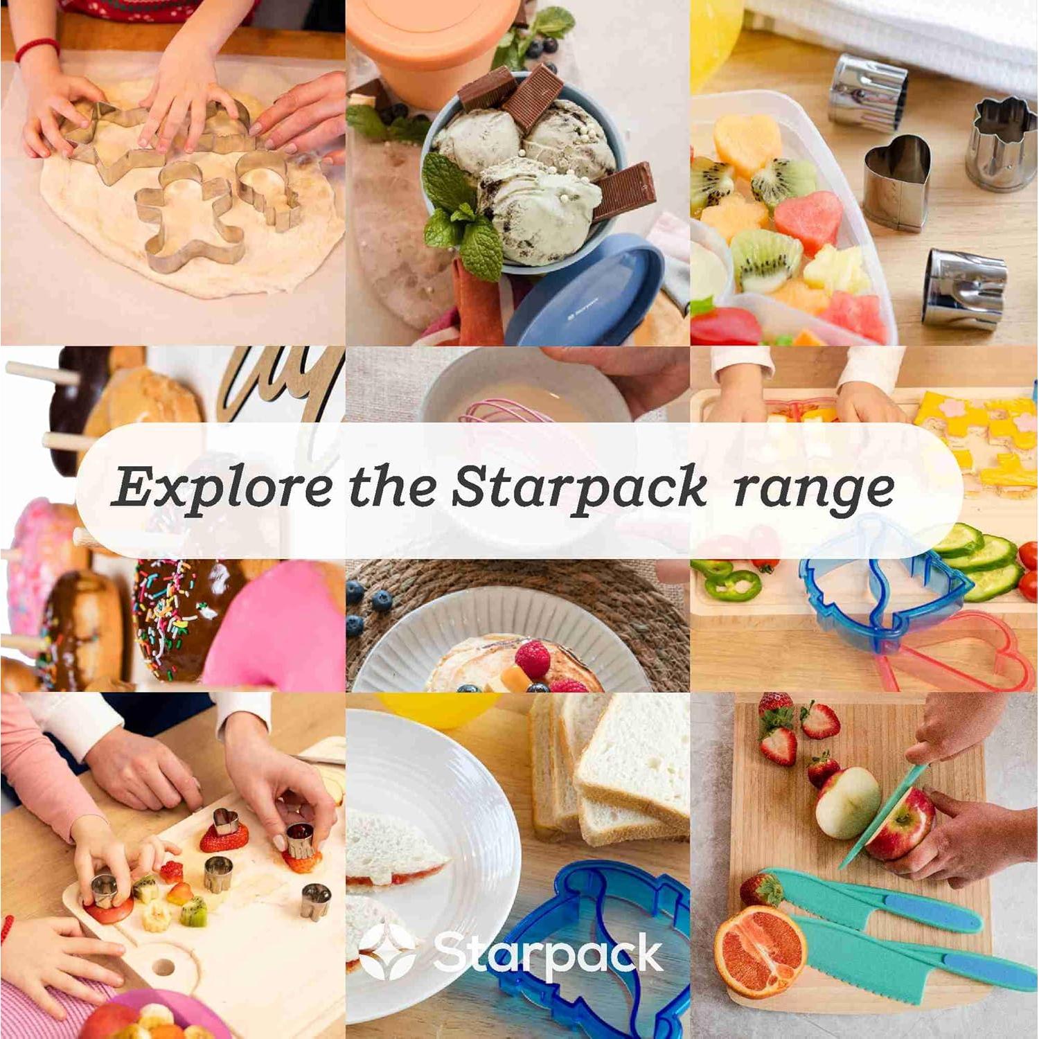 Set de 6 Cortadores y Selladores de Sándwiches StarPack