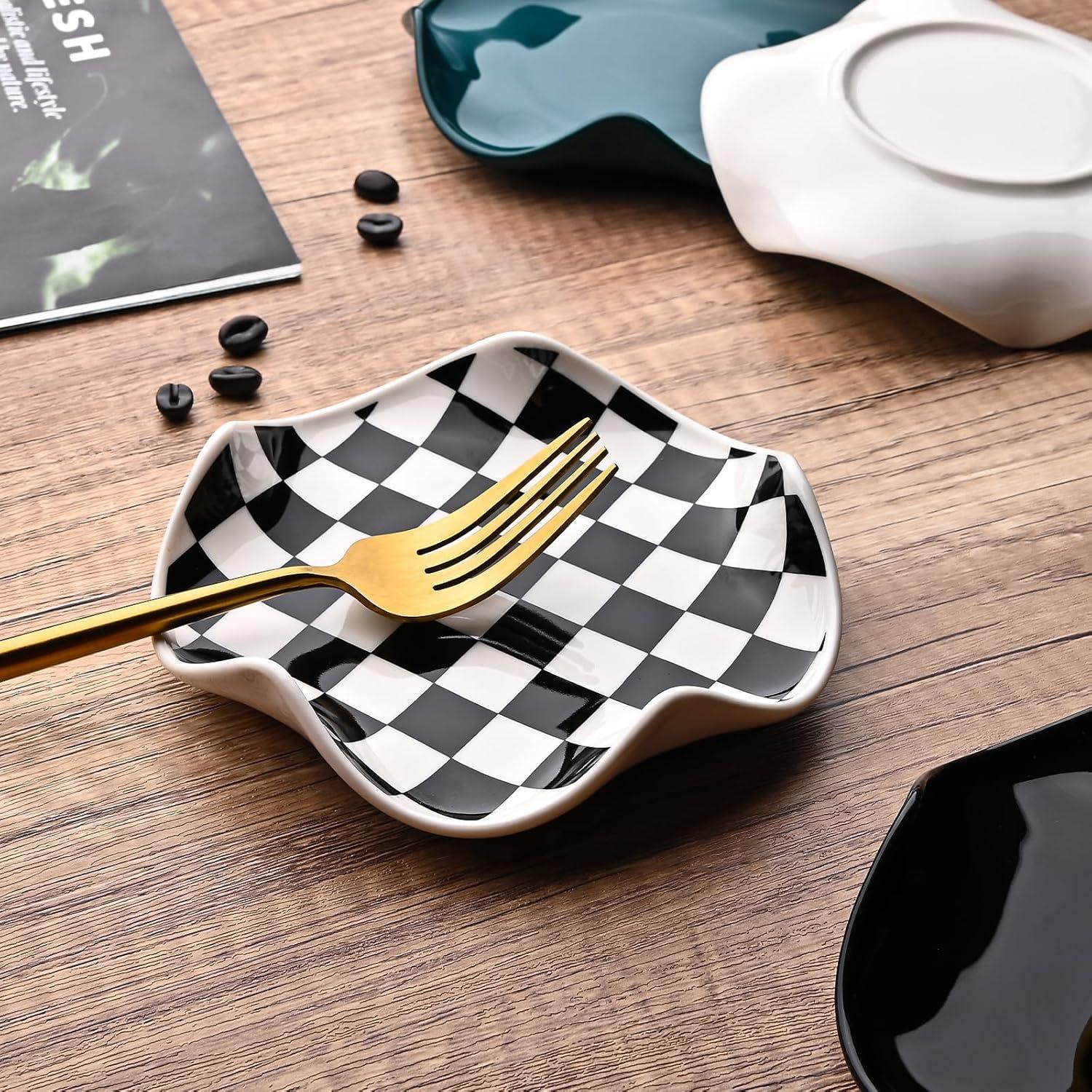 Soporte para Cuchara Koythin Cerámica 12.7 cm Diseño Floral