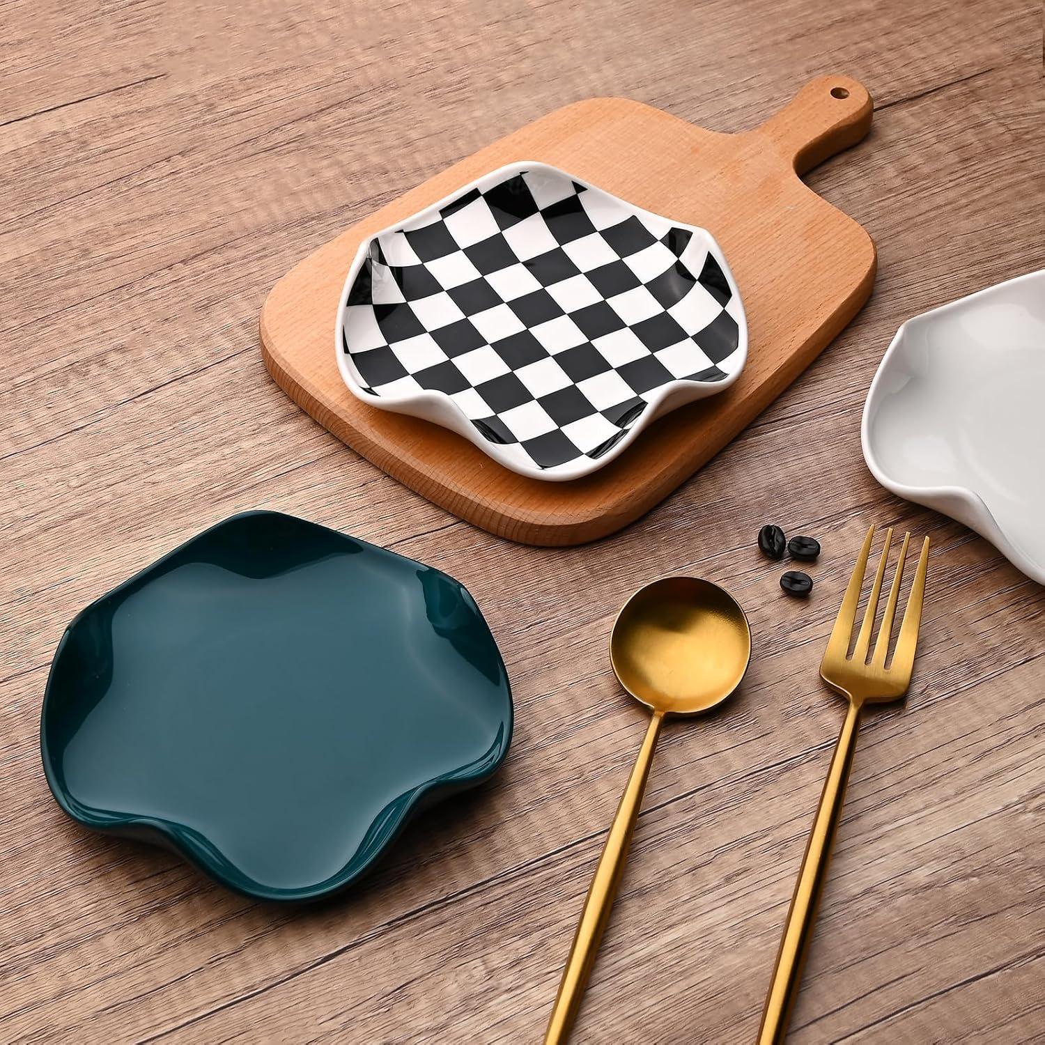 Soporte para Cuchara Koythin Cerámica 12.7 cm Diseño Floral