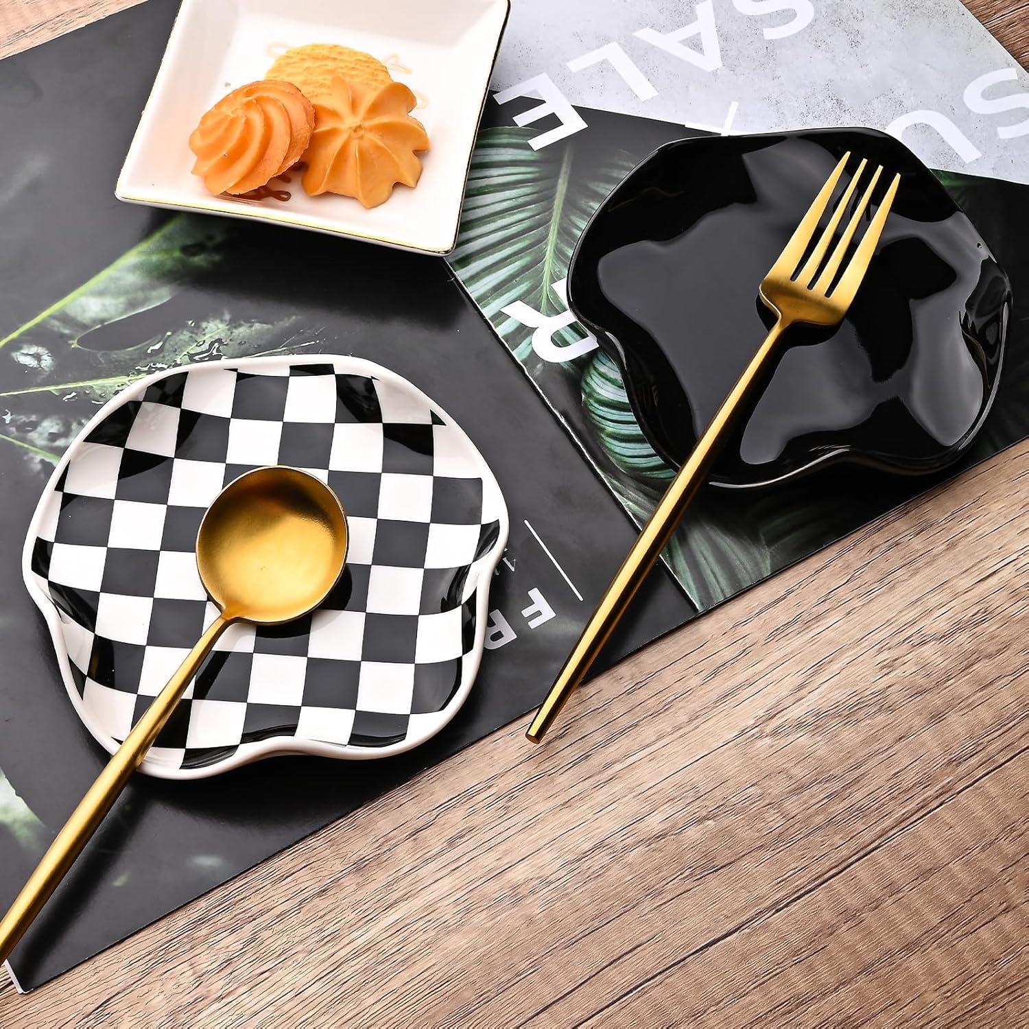 Soporte para Cuchara Koythin Cerámica 12.7 cm Diseño Floral