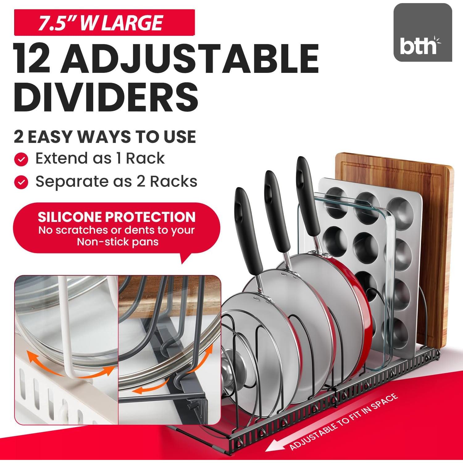 Organizador Expandible para Sartenes y Tapas Better Things Home