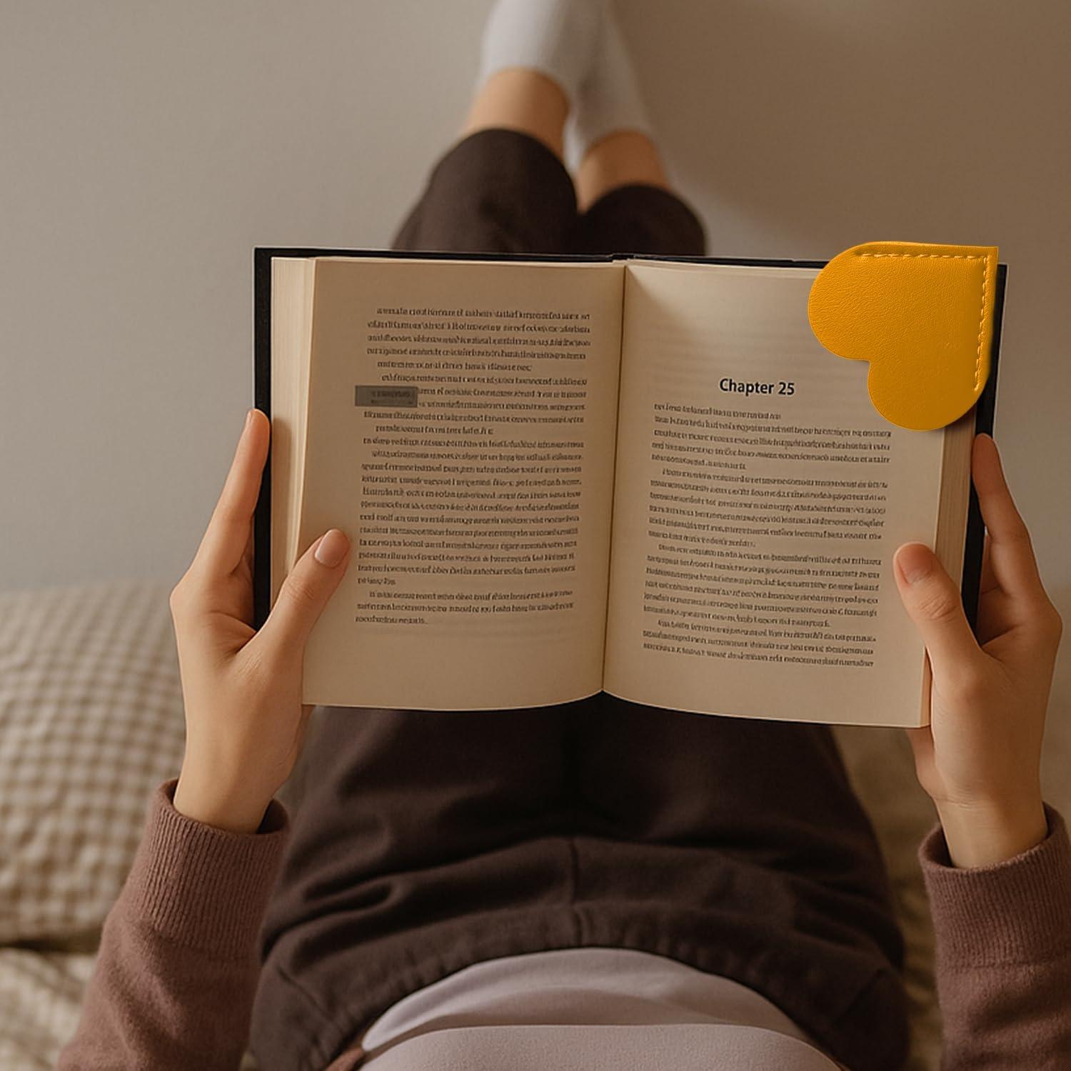 Marcadores de Corazón de Cuero OXIHOUSE&CO - Set de 6 Piezas