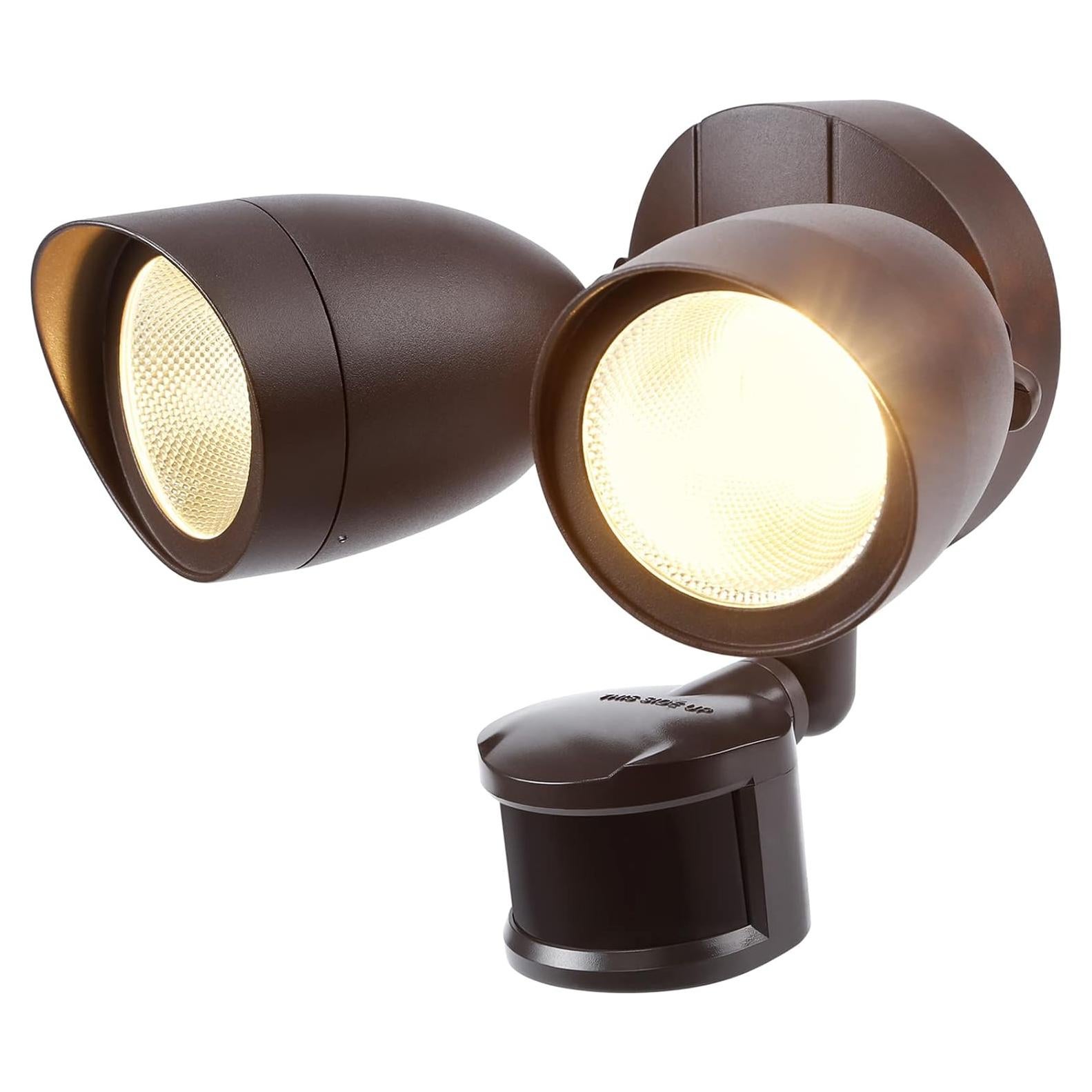 Luz de Inundación LED LEONLITE con Sensor de Movimiento 1400lm