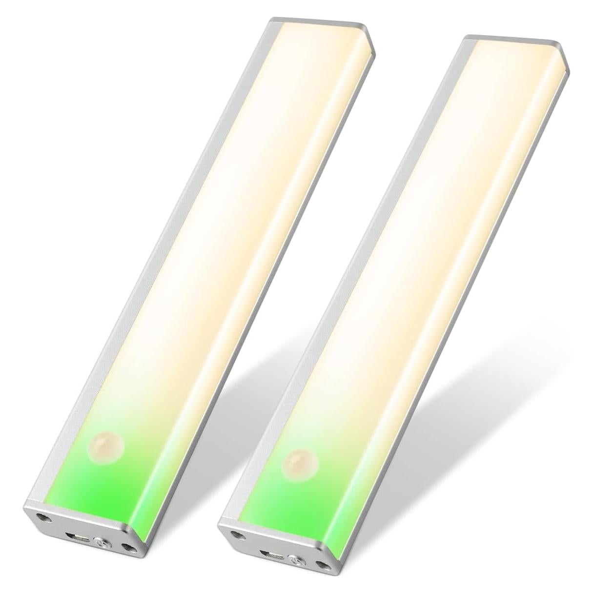 Luz LED Recargable DESUNLUX 20cm con Sensor de Movimiento 2 Pzs