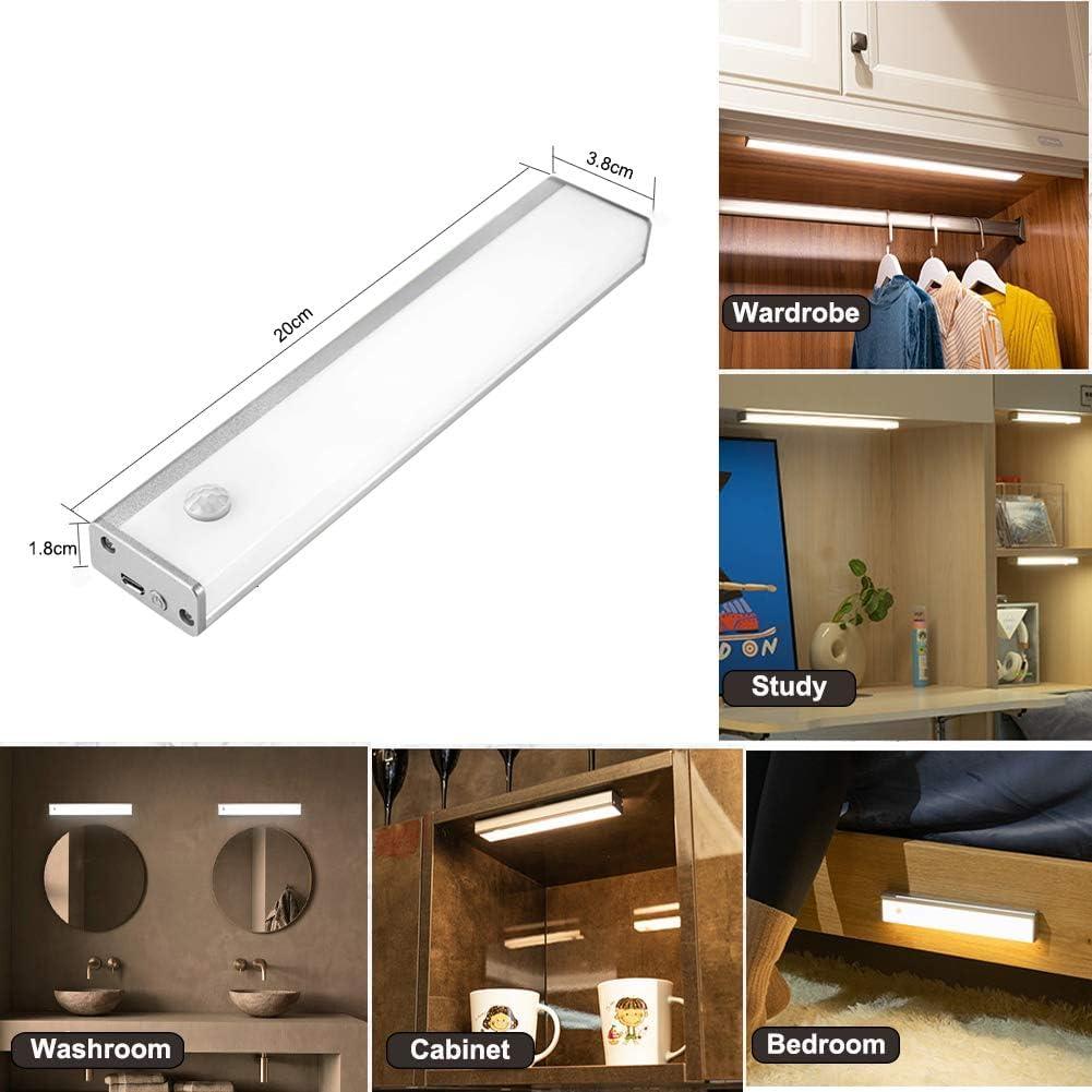 Luz LED Recargable DESUNLUX 20cm con Sensor de Movimiento 2 Pzs