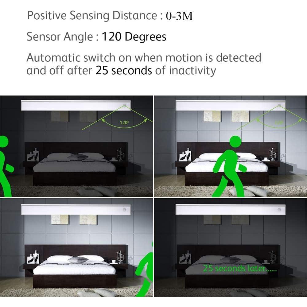 Luz LED Recargable DESUNLUX 20cm con Sensor de Movimiento 2 Pzs