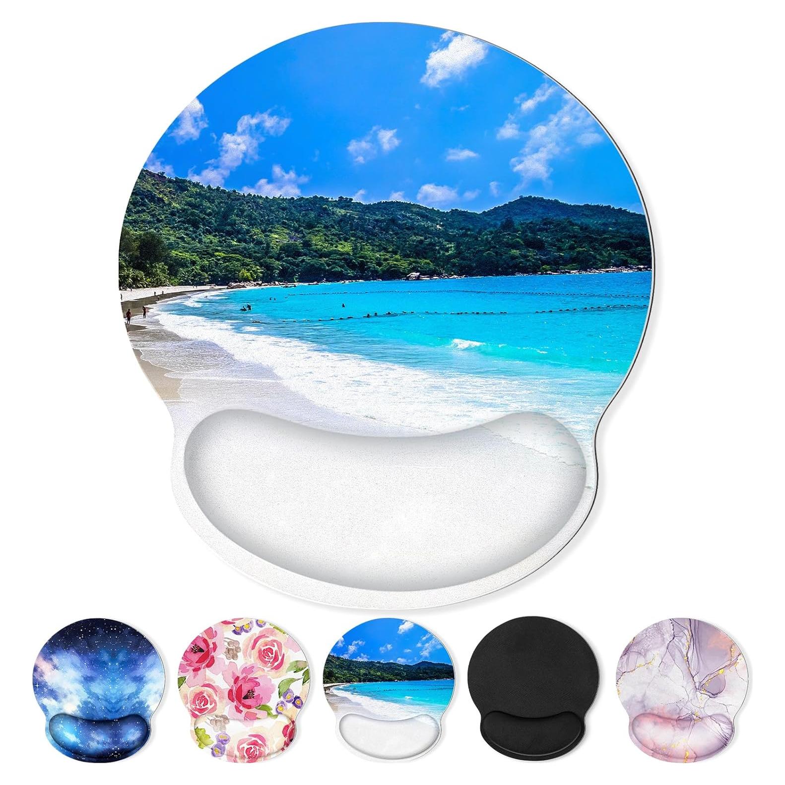 Alfombrilla de Ratón Ergonómica Zuozee con Reposamuñecas de Gel