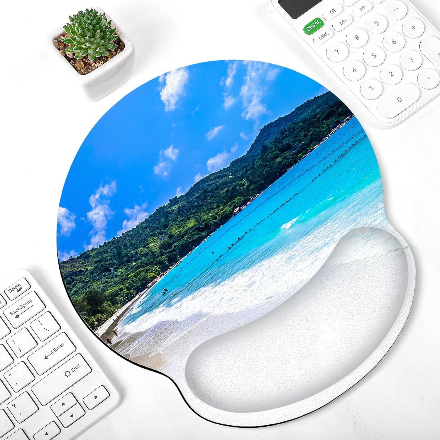 Alfombrilla de Ratón Ergonómica Zuozee con Reposamuñecas de Gel