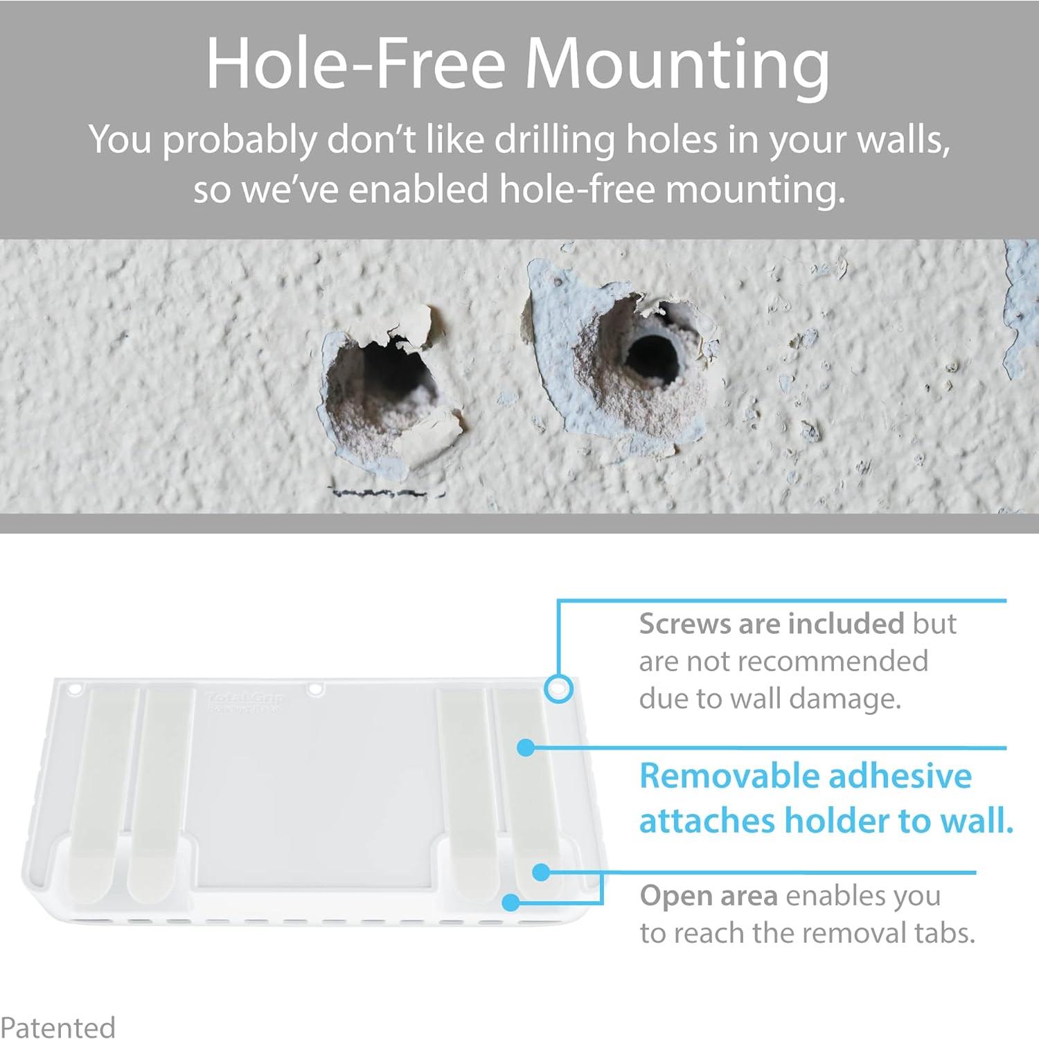 Soporte de Control Remoto TotalMount Blanco Premium para 4 Controles