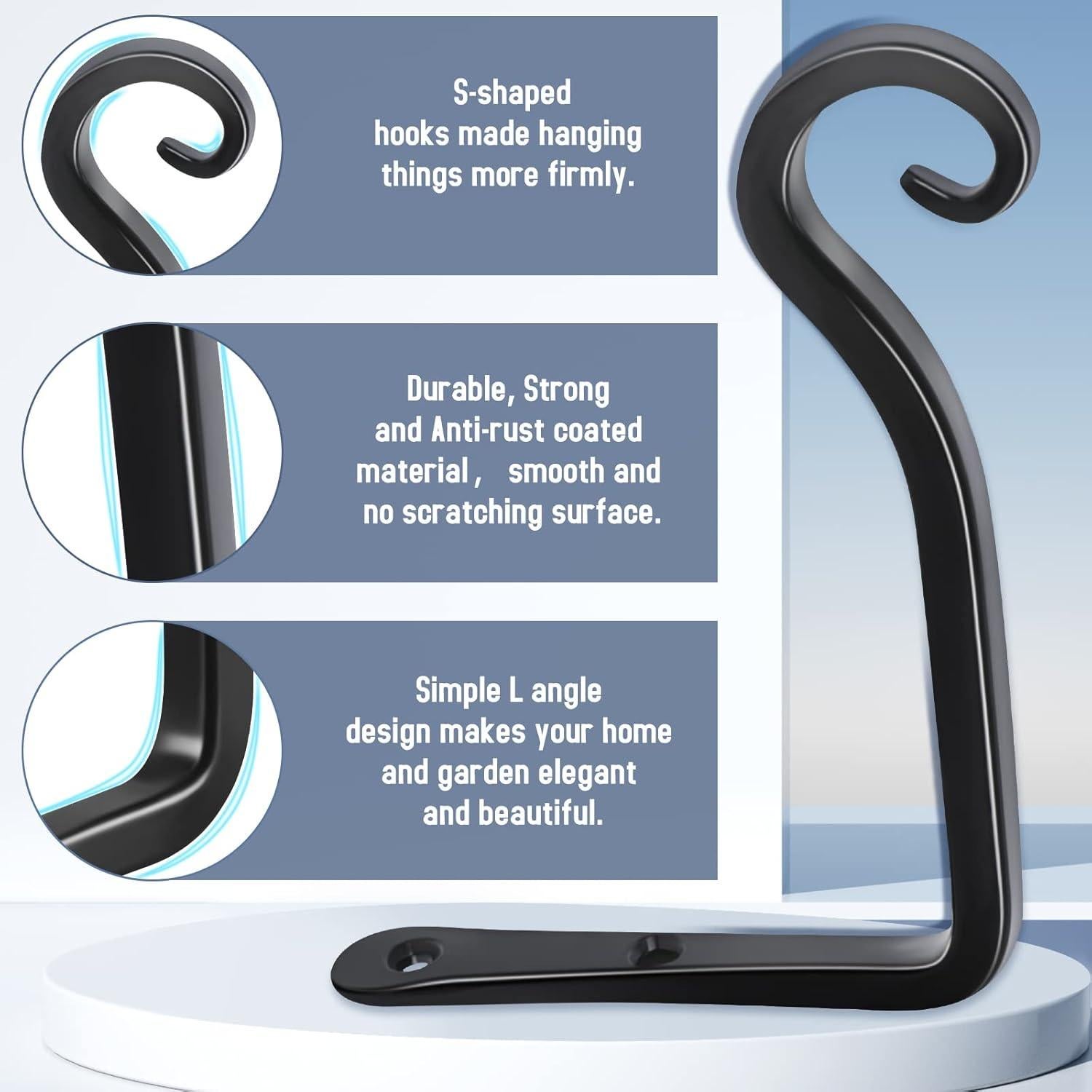 Soporte de Planta Colgante FEED GARDEN 2 Ganchos 15.24 cm