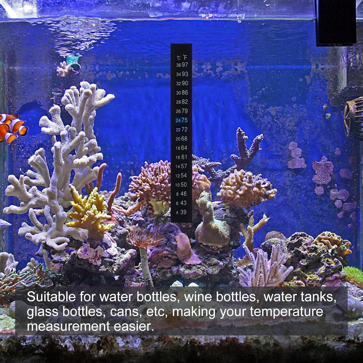 Termómetro Adhesivo para Acuario PATIKIL 2 Pcs 4-36°C