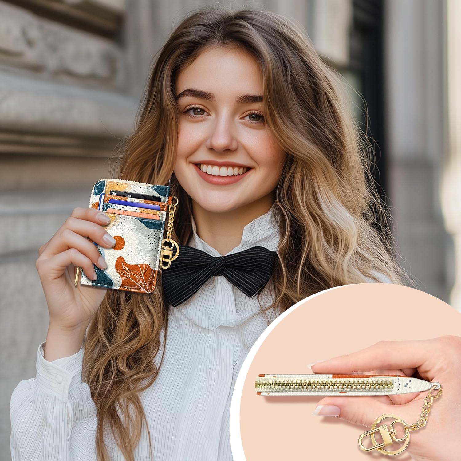 Cartera Slim Giancomics para Mujeres con Bloqueo RFID - Arte Boho