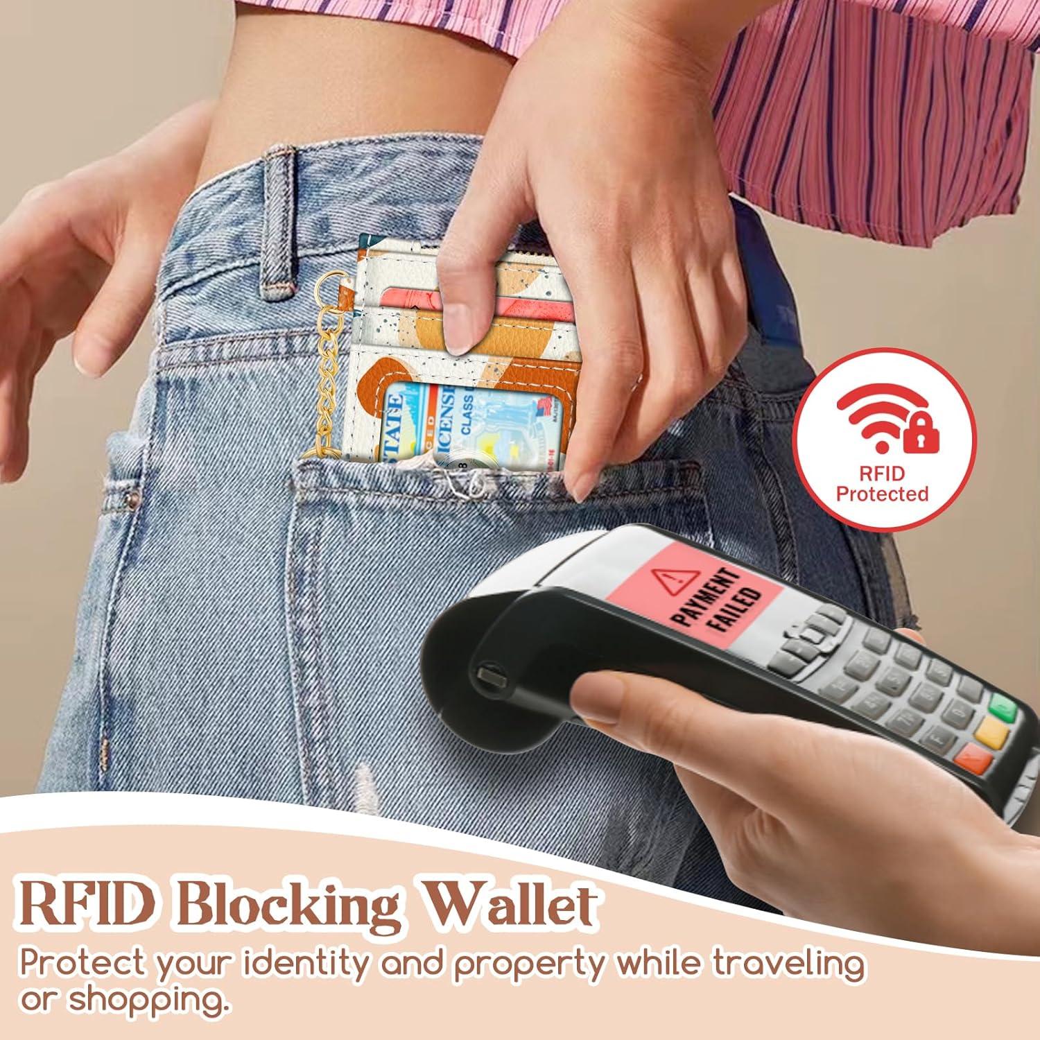 Cartera Slim Giancomics para Mujeres con Bloqueo RFID - Arte Boho