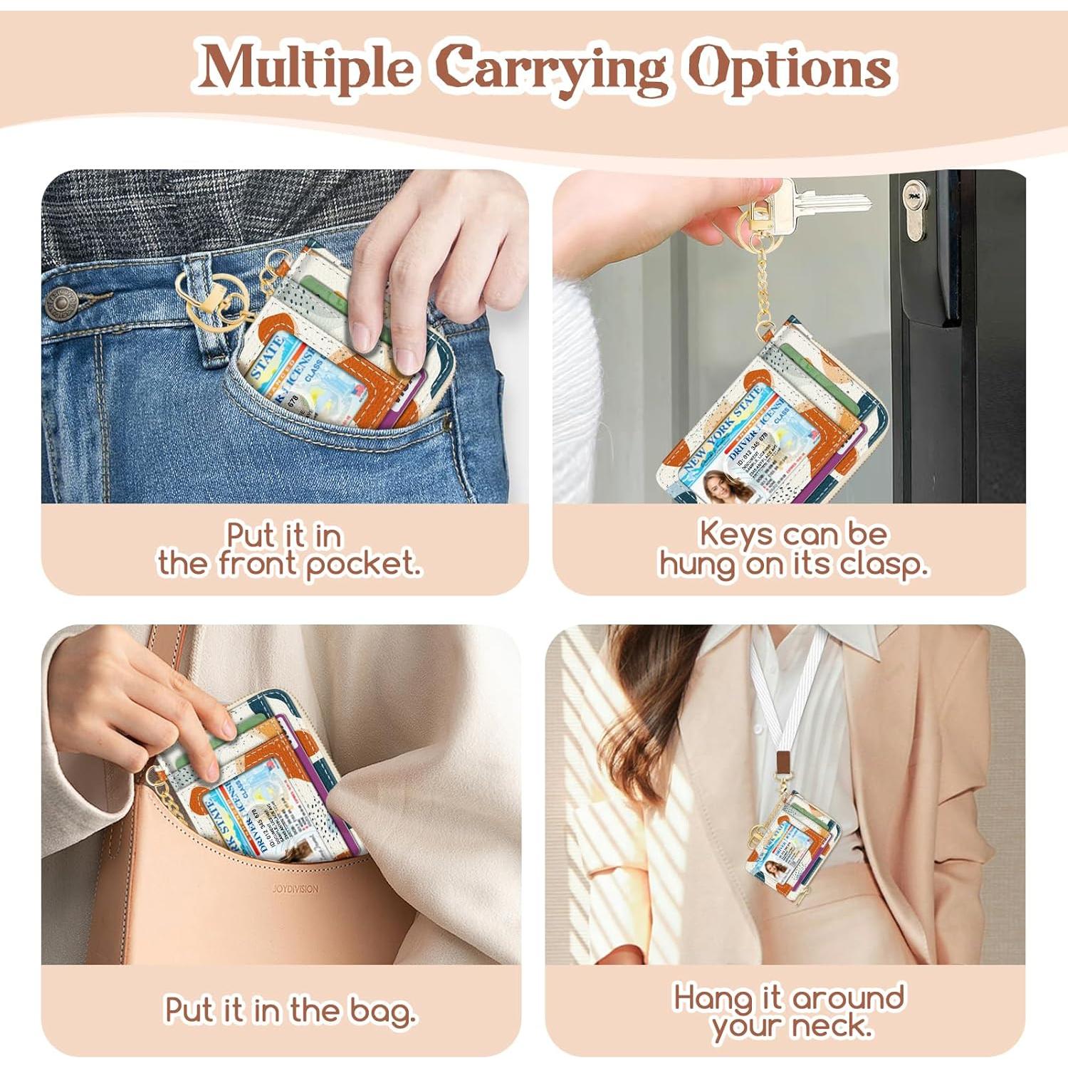 Cartera Slim Giancomics para Mujeres con Bloqueo RFID - Arte Boho