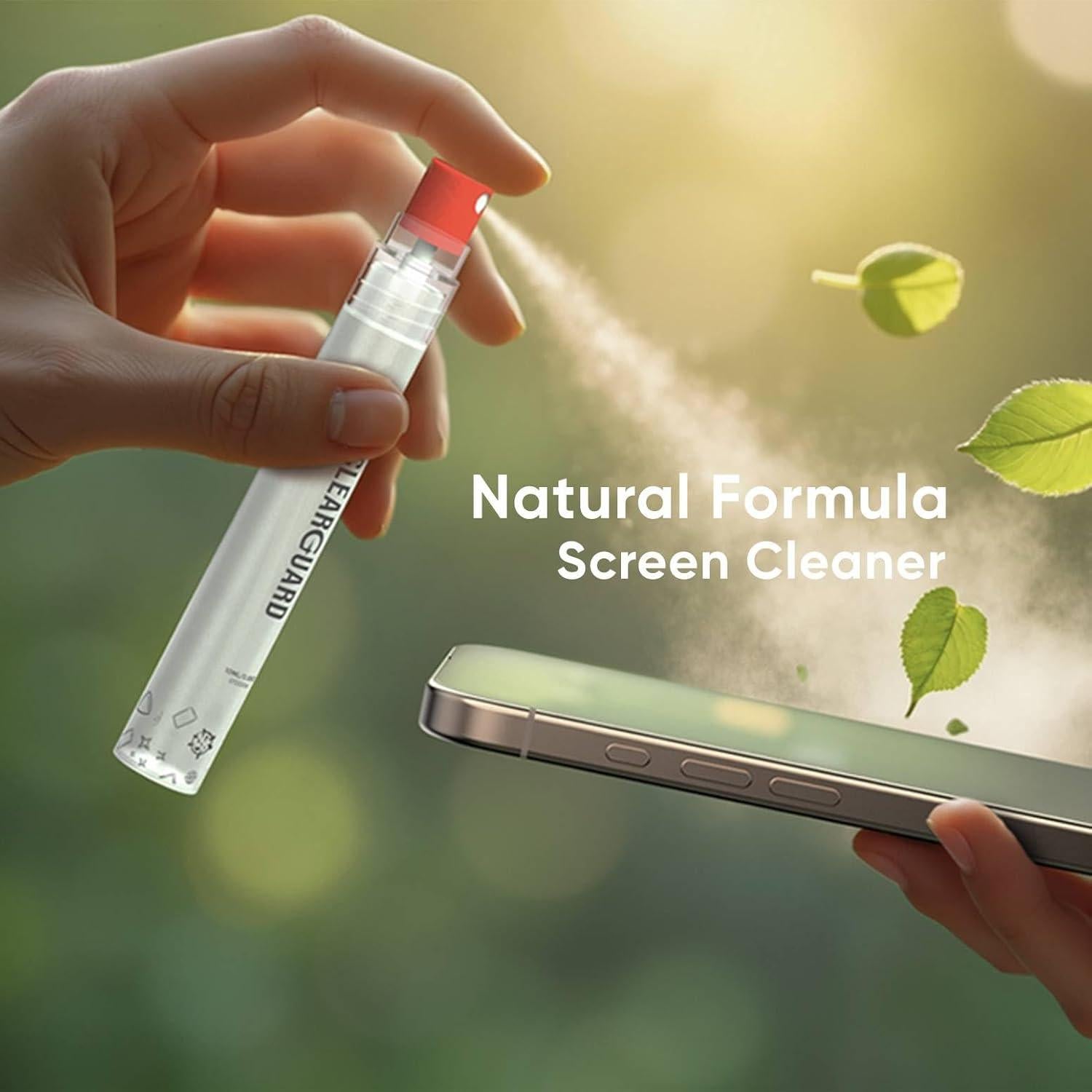 Limpiador de Pantallas FLOLAB 10 ml + Paño Microfibra 15 cm