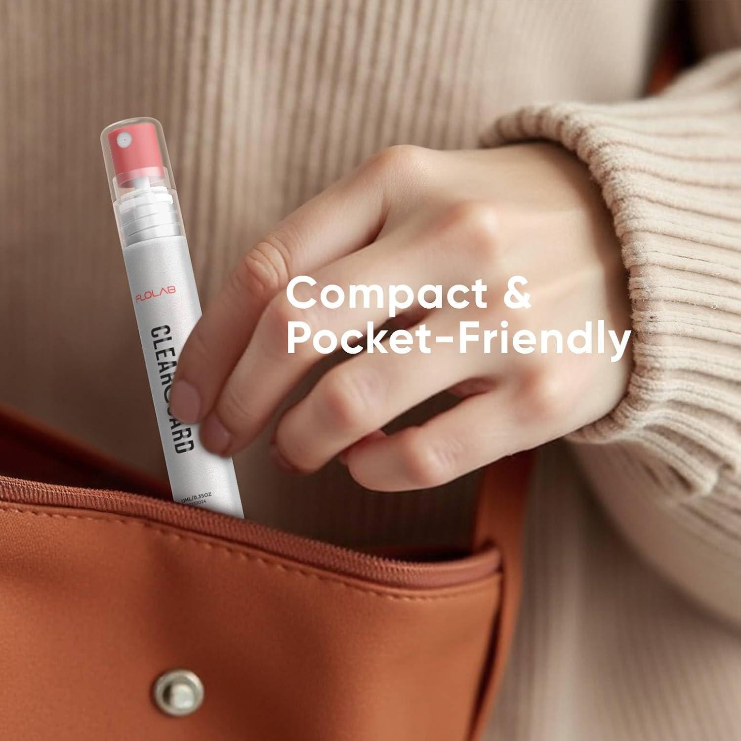 Limpiador de Pantallas FLOLAB 10 ml + Paño Microfibra 15 cm