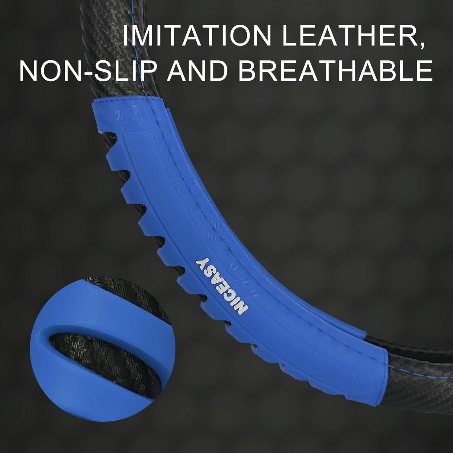 Cubierta de Volante NICEASY Fibra de Carbono Negra 37-38.7 cm