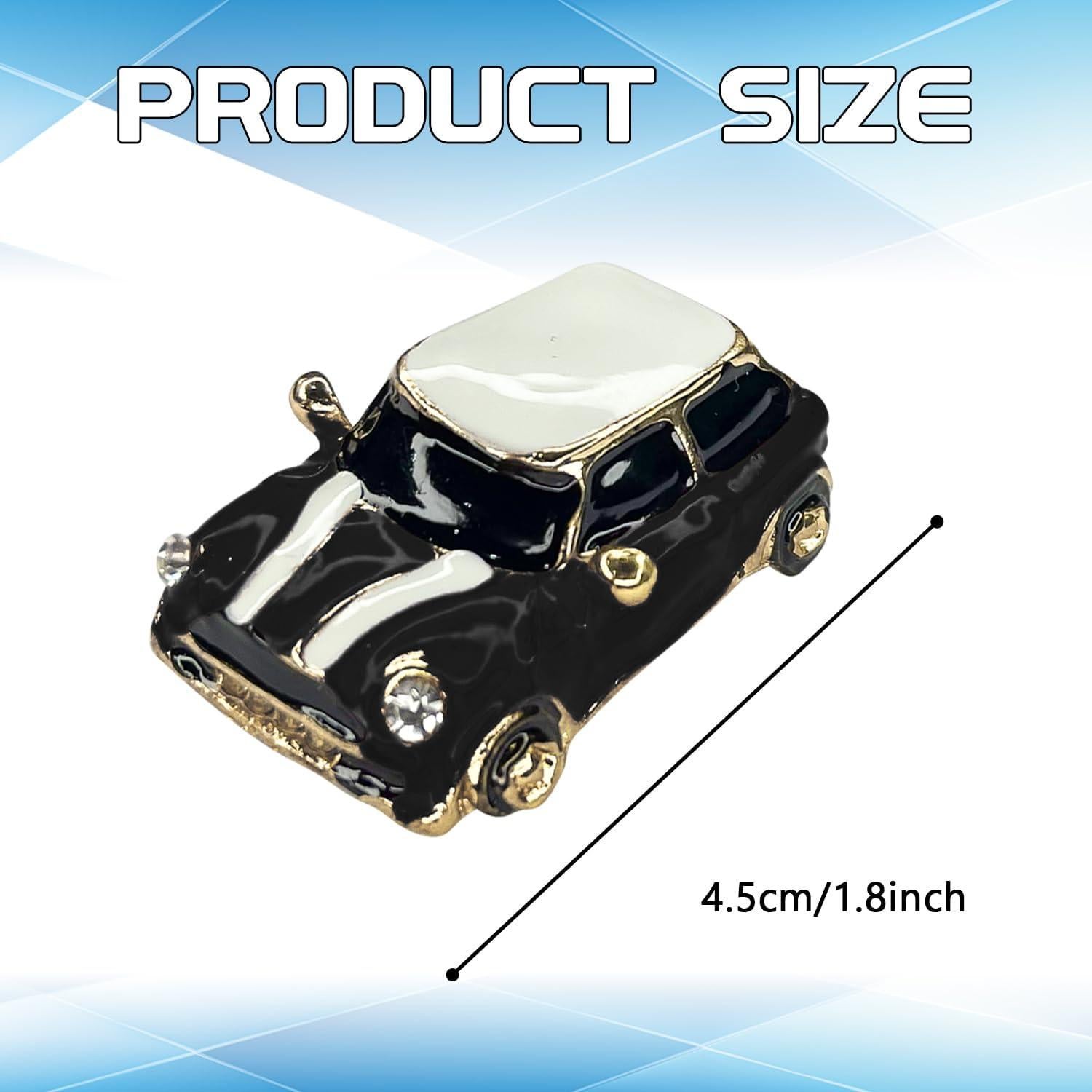 Llavero 3D Mini Cooper Beypovk Negro con Strass Universal