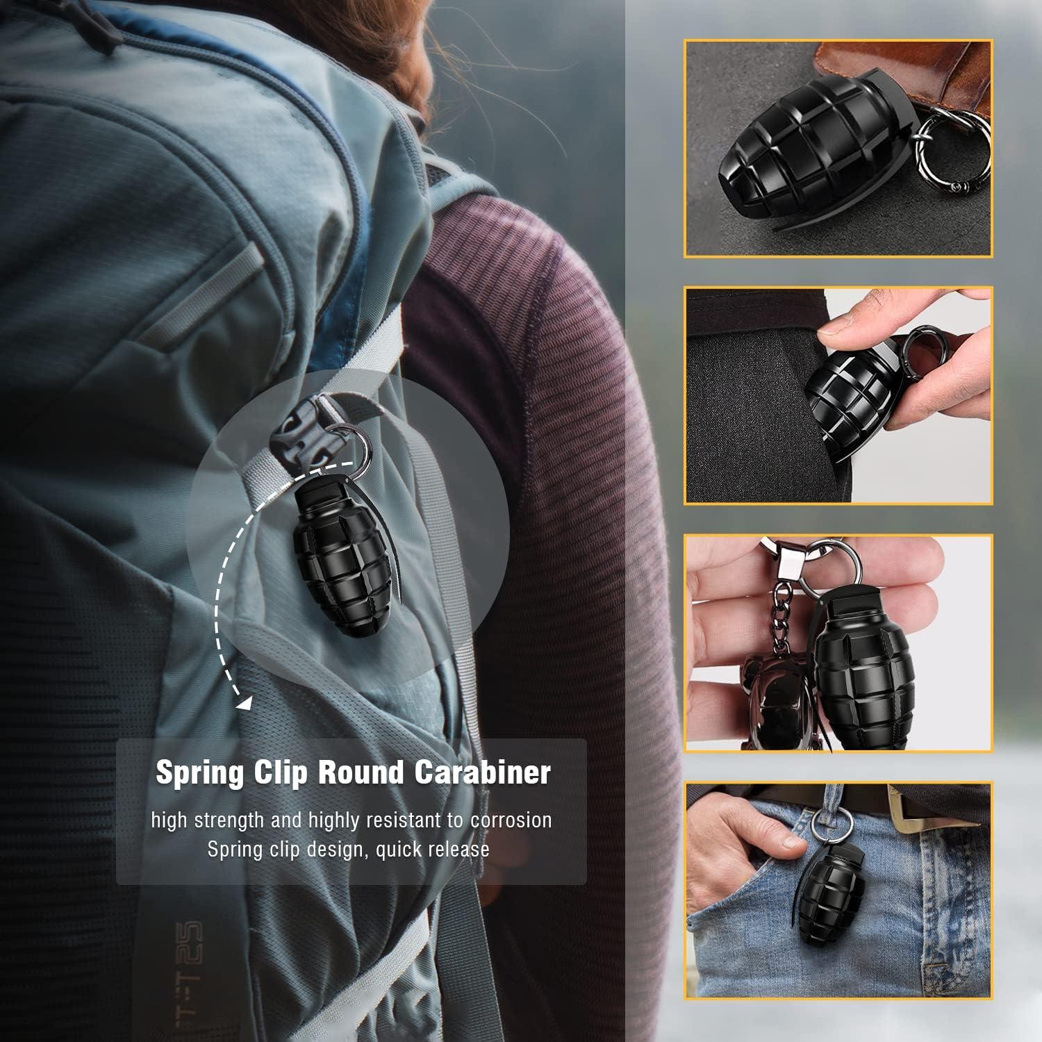 Contenedor Impermeable EDC Aluminio 6061 Negro 6.3x3.4cm