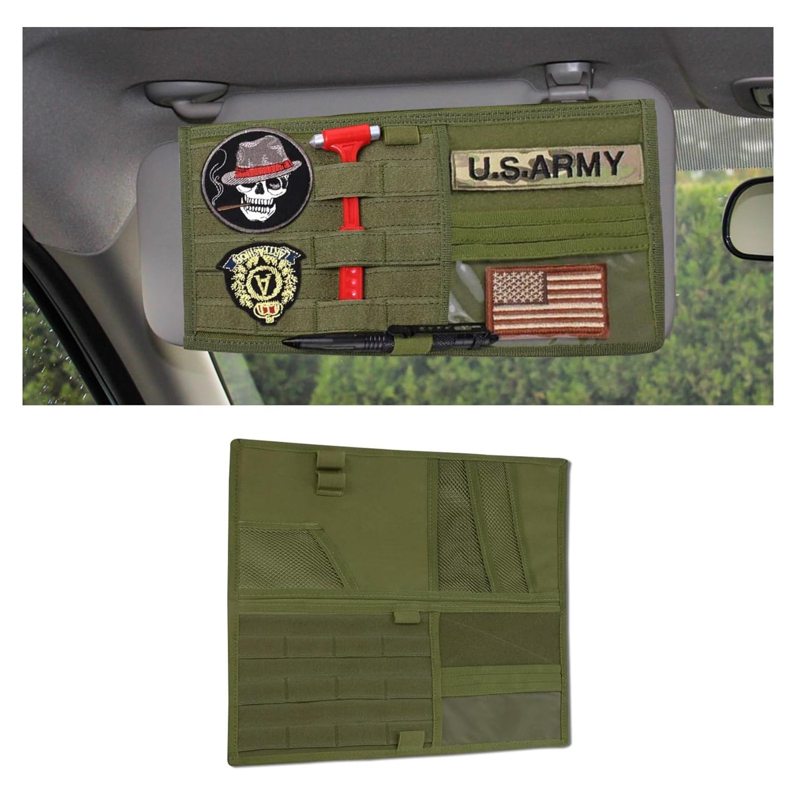 Organizador de Visor Molle QZTYTY para Automóviles 35x36cm