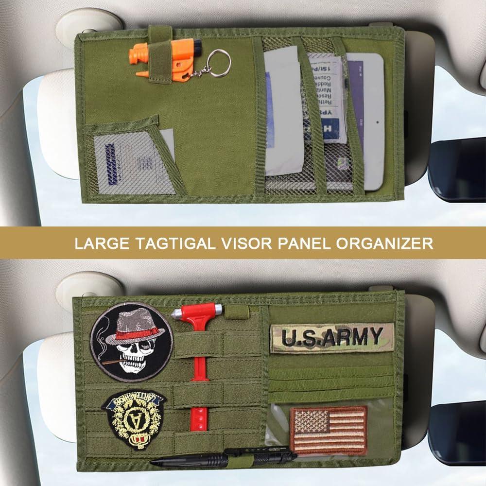 Organizador de Visor Molle QZTYTY para Automóviles 35x36cm