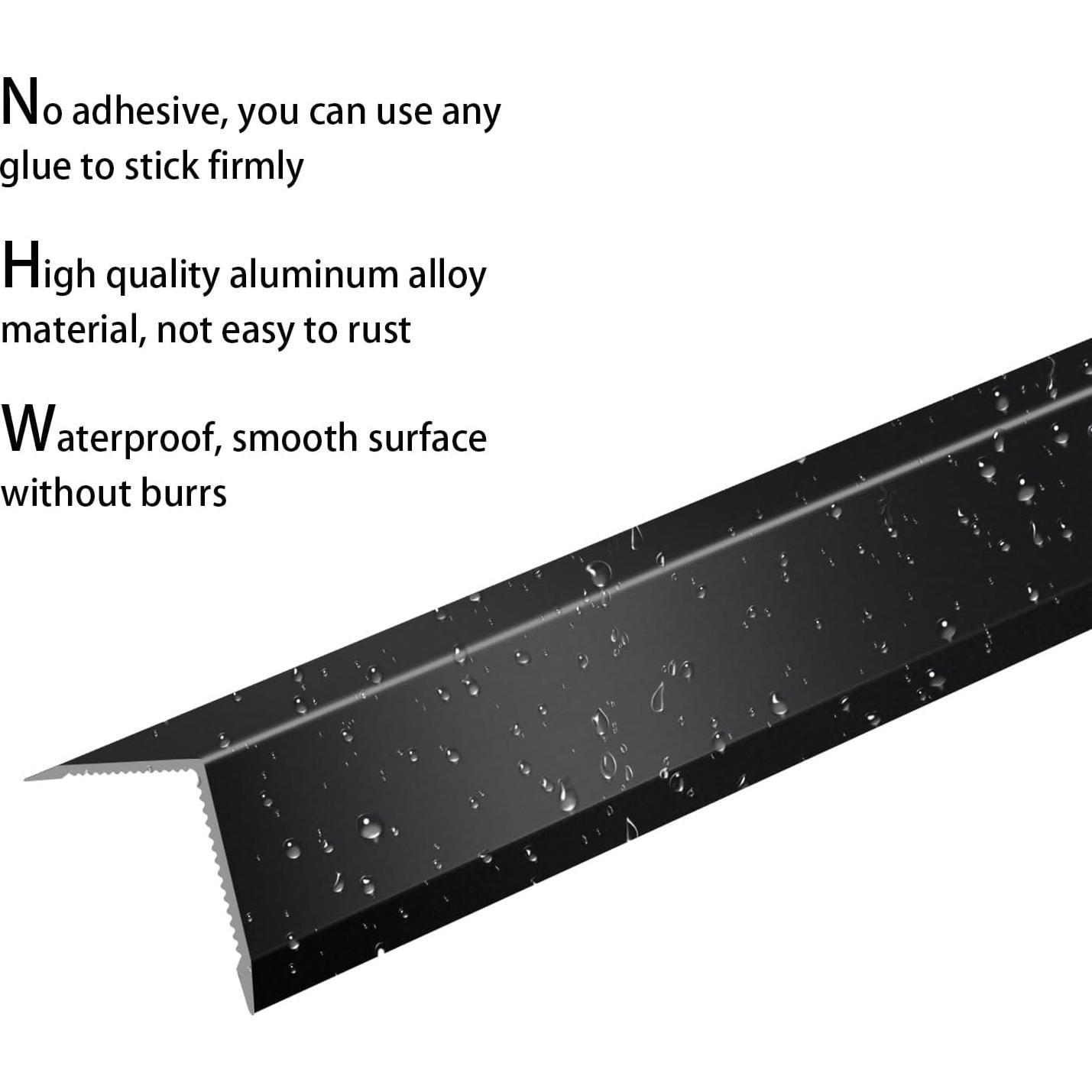 Protector de Esquina de Aluminio SOLICASE 0.6x0.6x122cm 6Pcs