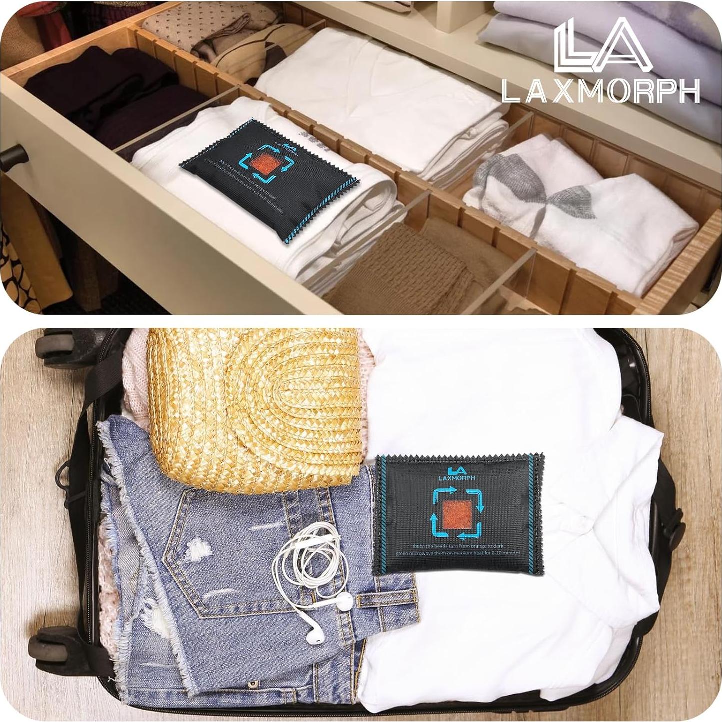 Paquete Deshidratante Reutilizable Laxmorph 200g Gel Silica