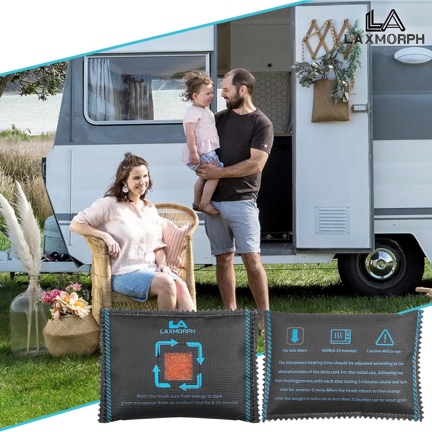 Paquete Deshidratante Reutilizable Laxmorph 200g Gel Silica