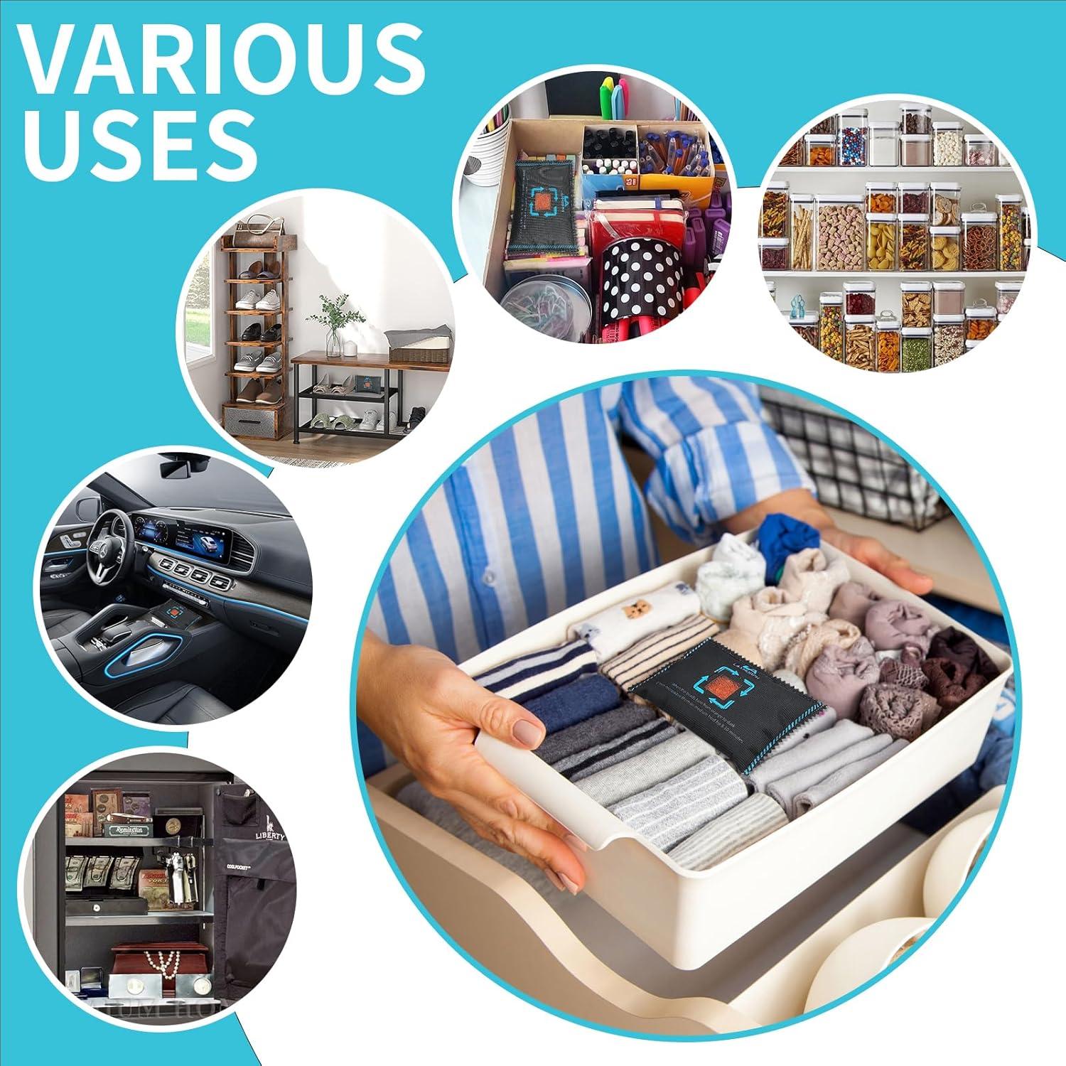 Paquete Deshidratante Reutilizable Laxmorph 200g Gel Silica