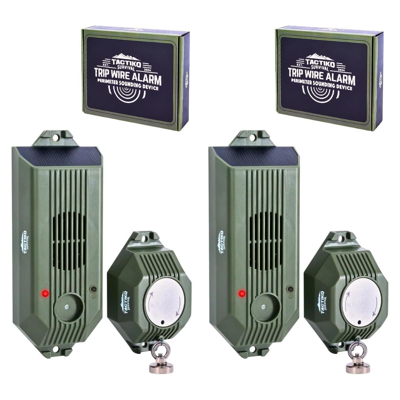 Alarma Perimetral Tactiko 2.0 Recargable 129 dB Solar USB