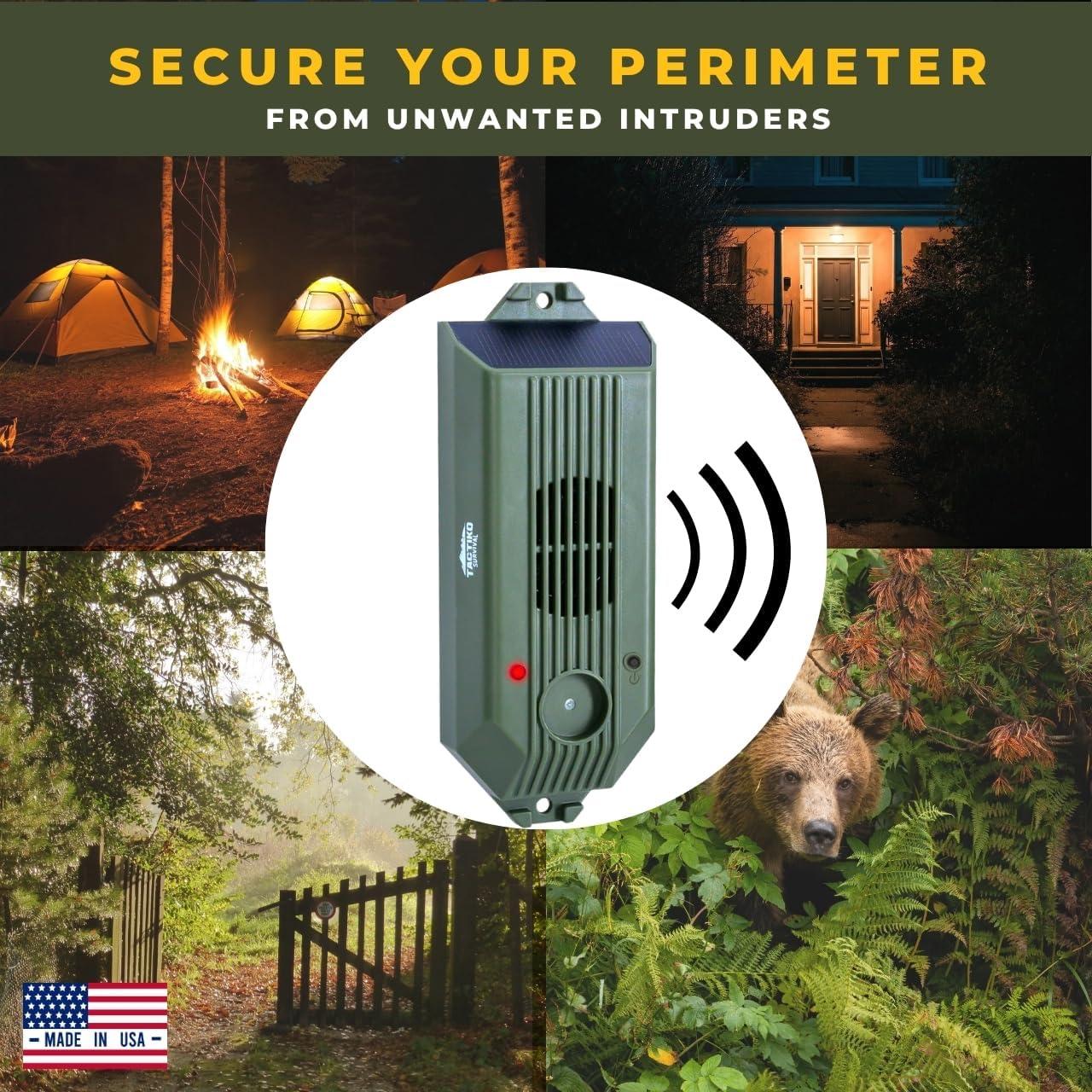 Alarma Perimetral Tactiko 2.0 Recargable 129 dB Solar USB