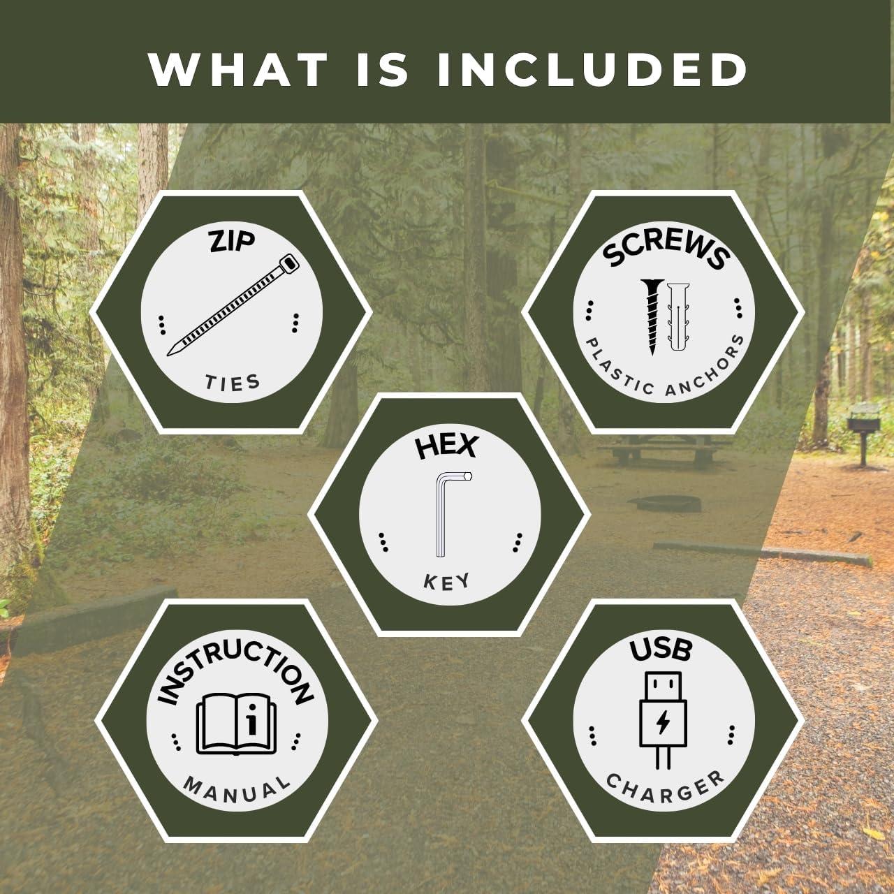 Alarma Perimetral Tactiko 2.0 Recargable 129 dB Solar USB